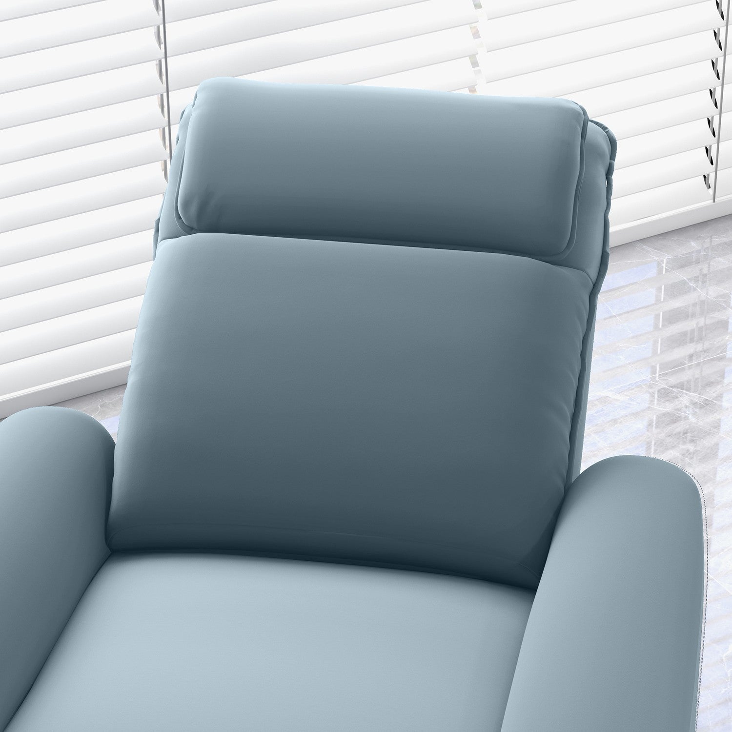 Elektrisk vilstol med ståhjälp, sammet, vadderad