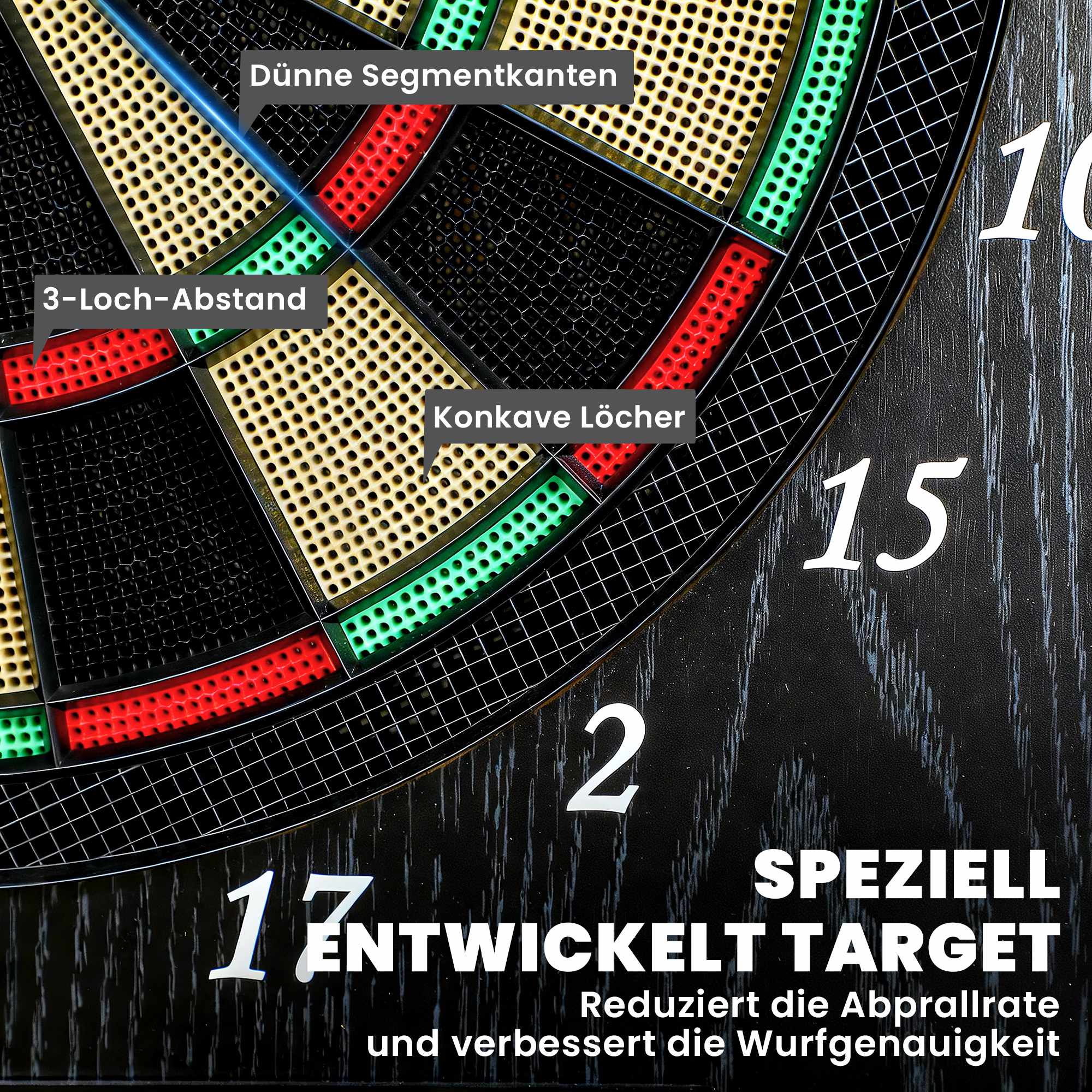 Elektronisk darttavla med skåp, 25 spel, LED-display