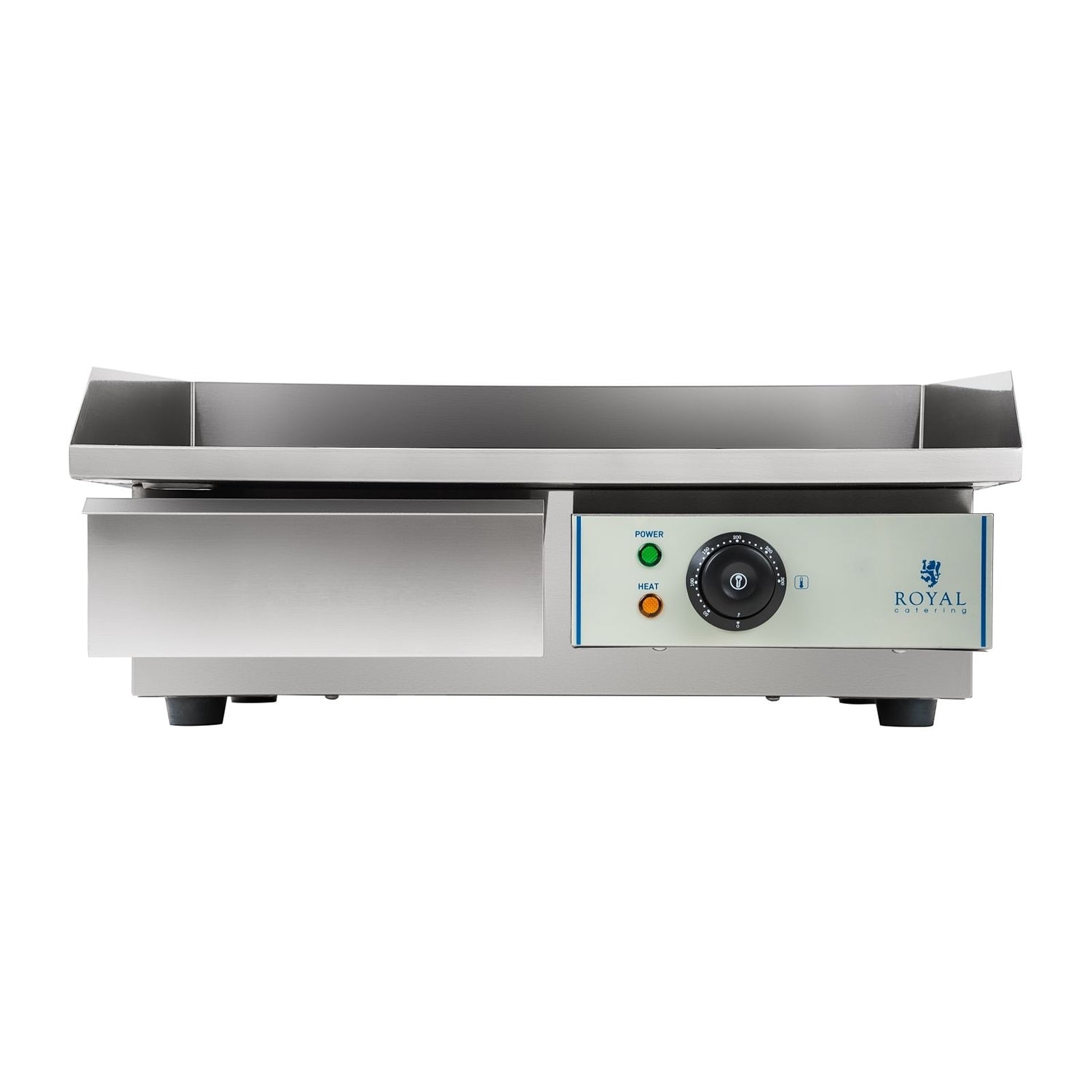 Elgrill med hög kant, bredd 55 cm