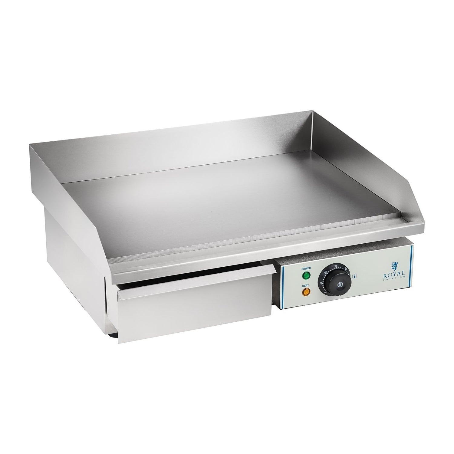 Elgrill med hög kant, bredd 55 cm