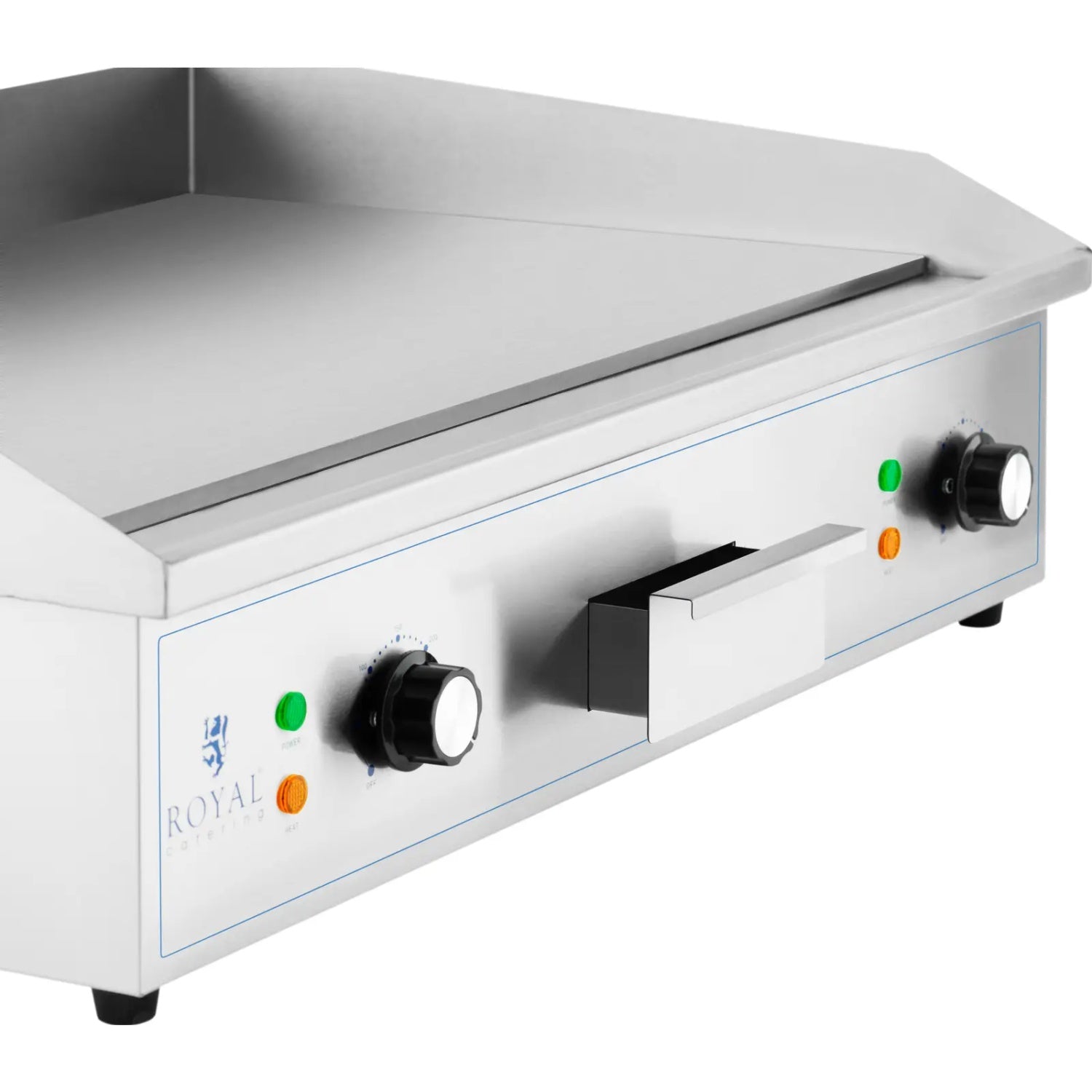 Elgrill, slät grillplatta, 727 x 420 mm, 4400 W