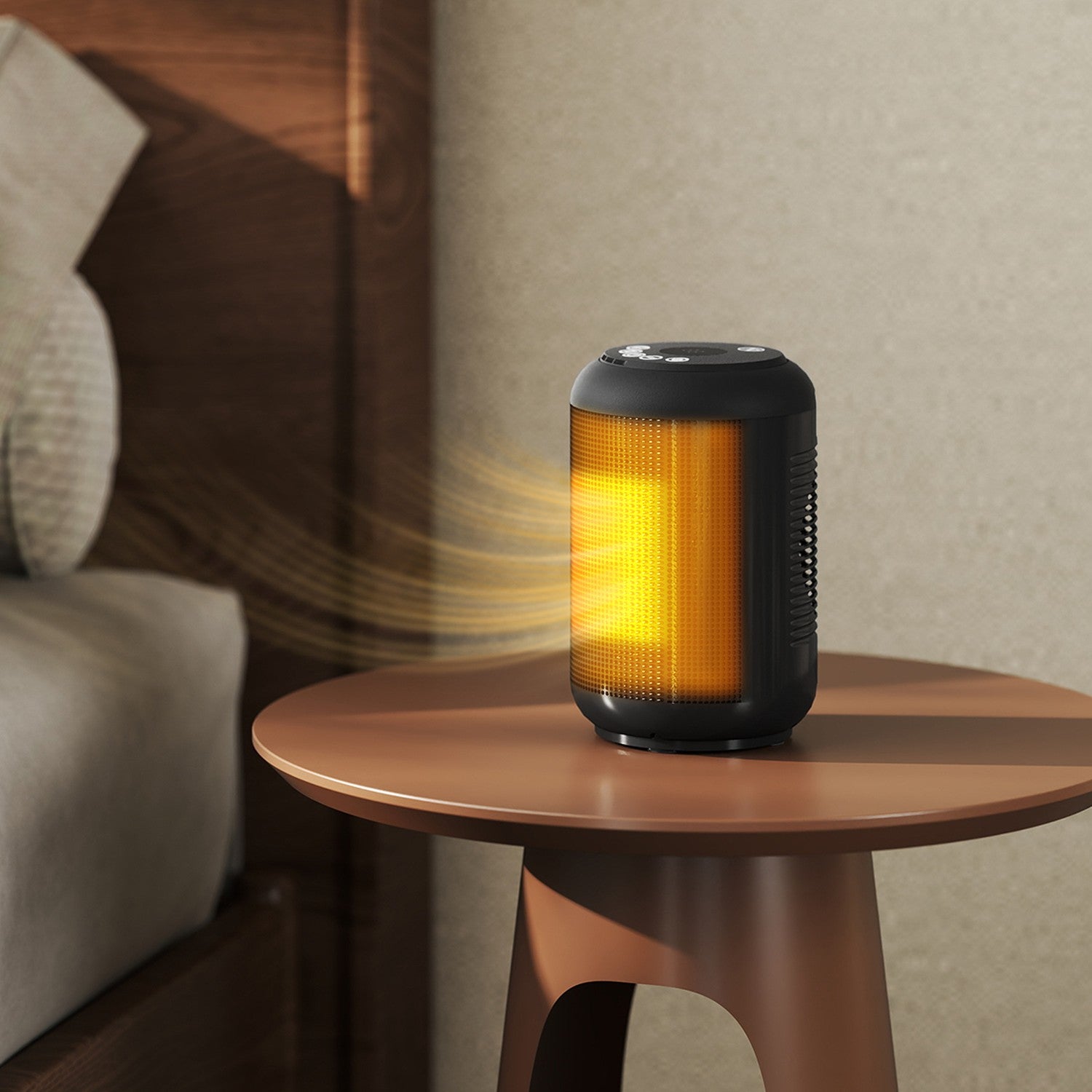 Elvärmare, 1500W, 3 lägen, timer, säkerhetsfunktioner