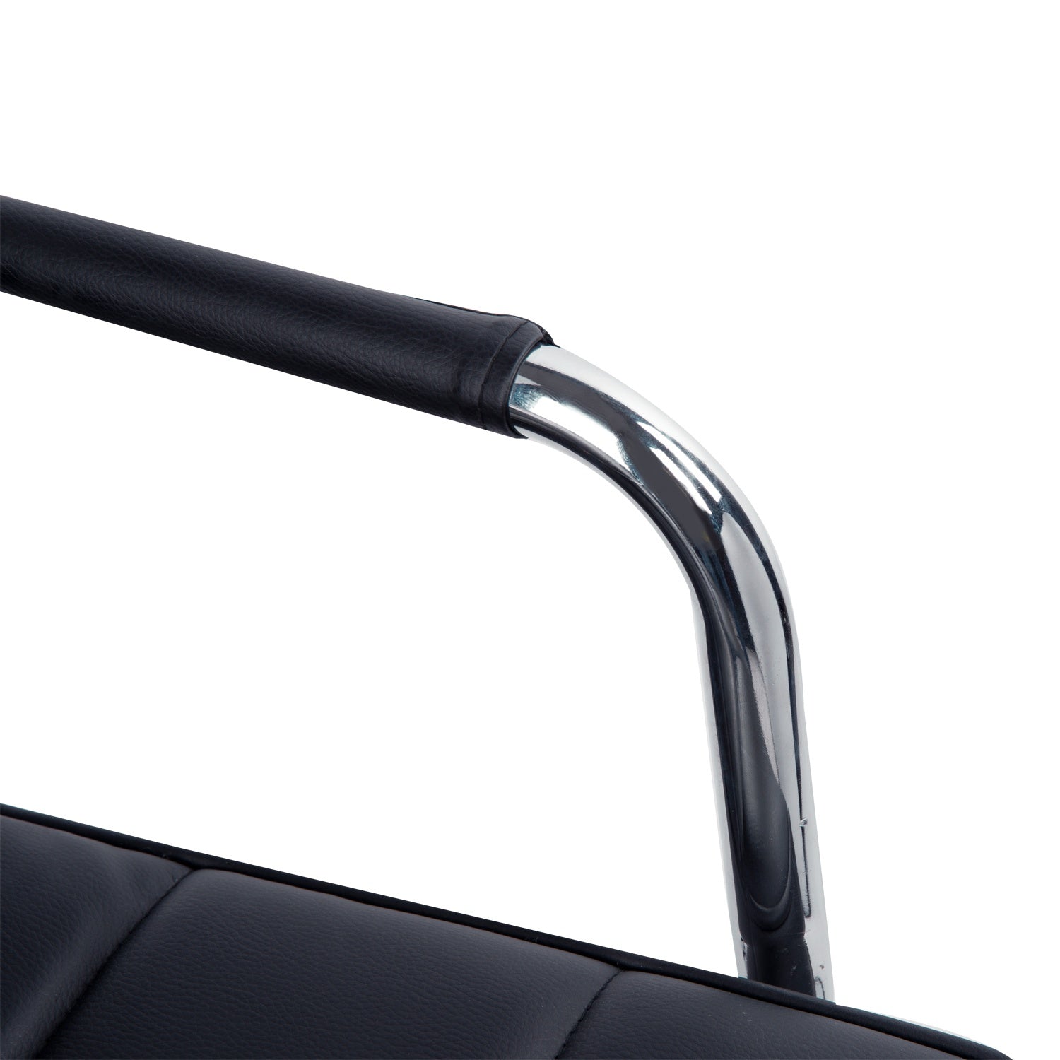 Ergonomisk ställbar kontorsstol med armstöd, 46-61H cm