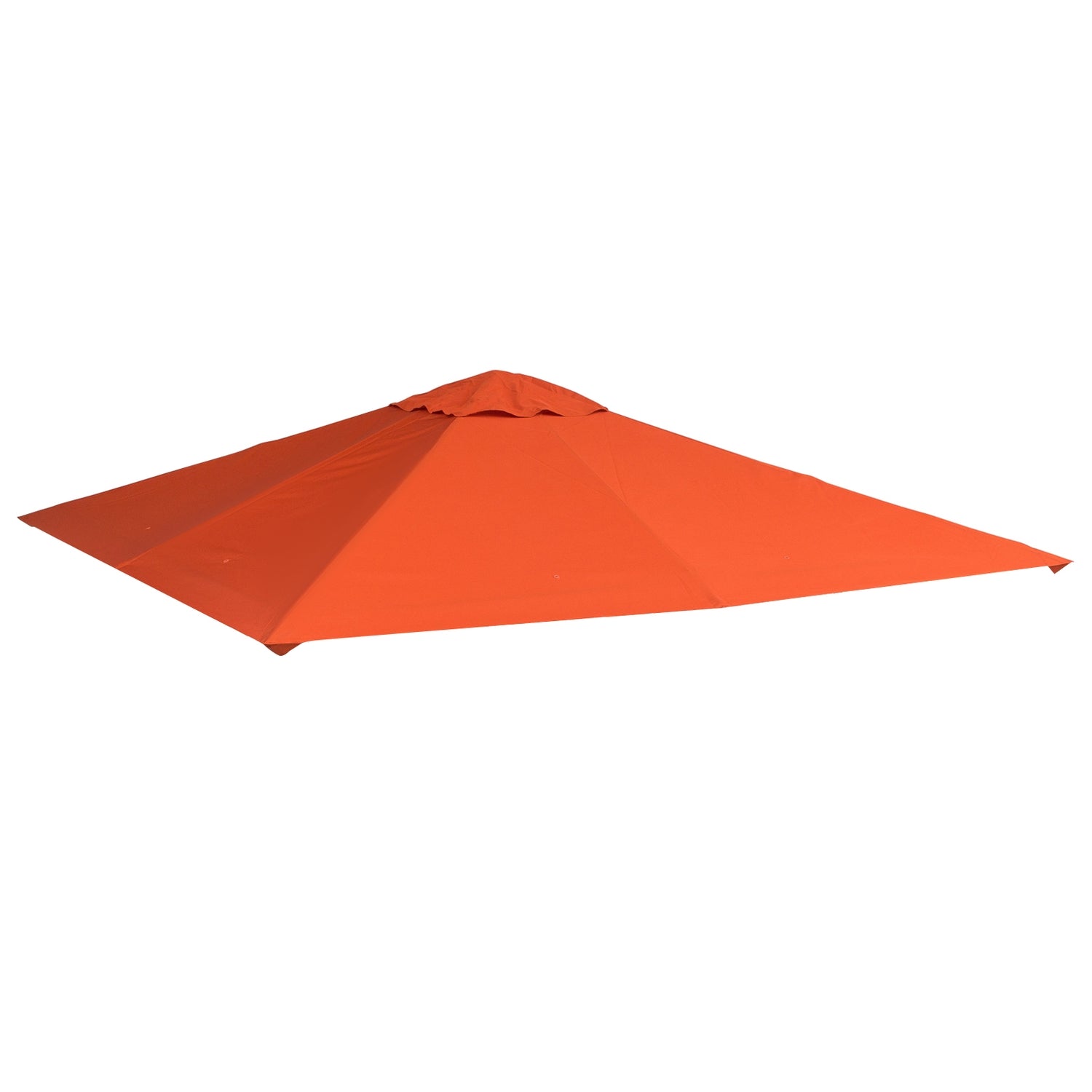 Orange Polyester Gazebo Taktäcke, Solskydd, 3x3 m