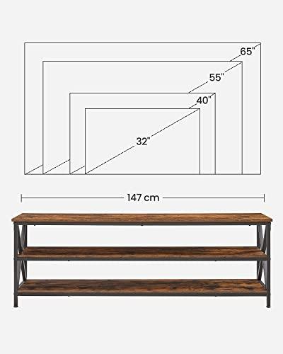 Farmhouse TV-stativ for 65" TVer med oppbevaring