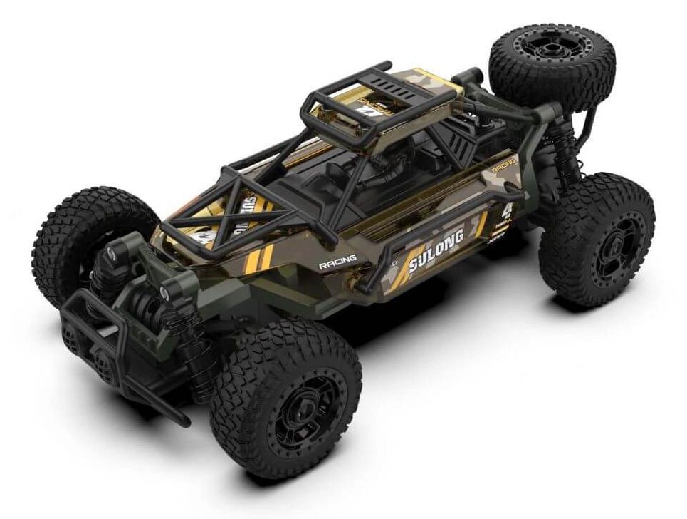 Fjärrkontroll 1:18 Crawler Kit med 2,4GHz och gummidäck