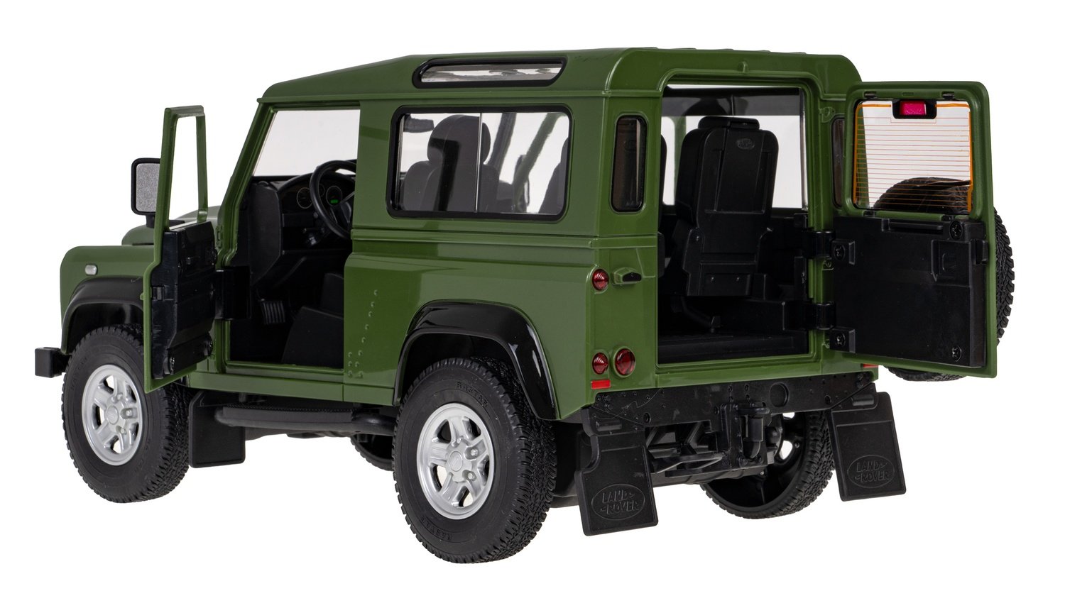 Fjärrkontroll Land Rover Defender 1:14 med LED-lampor