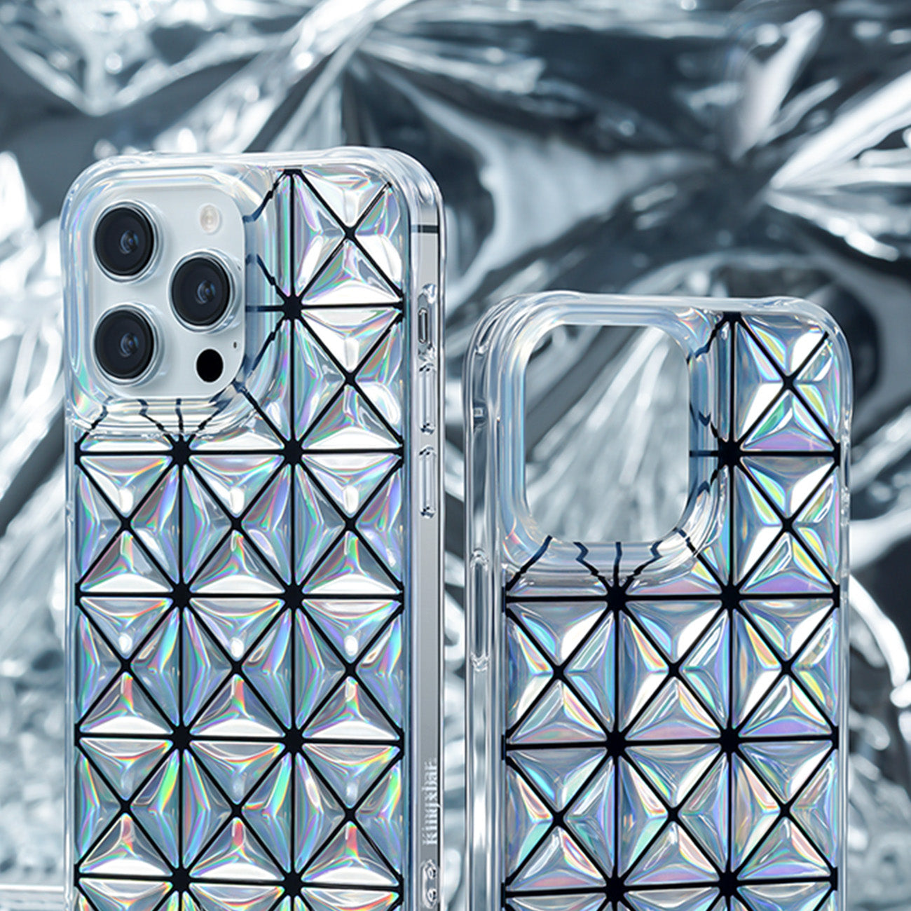 Fodral skal för iPhone 14 Pro bak skal Miya Series laserfärg