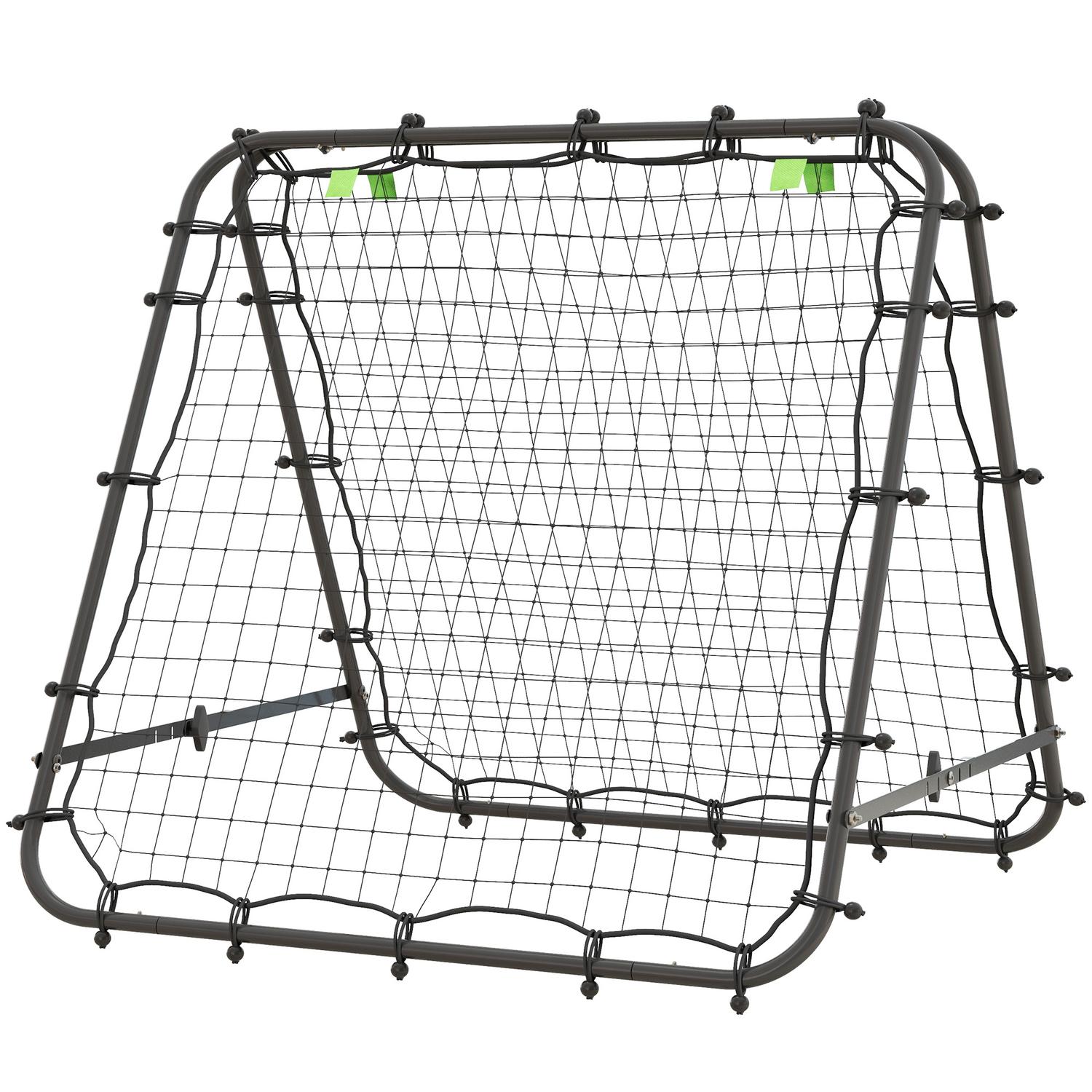 Football Rebounder Net – Dubbelsidigt, justerbart stål