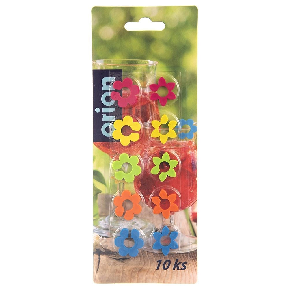 Färgglada glasmarkörer i gummi - Perfekt för fester!