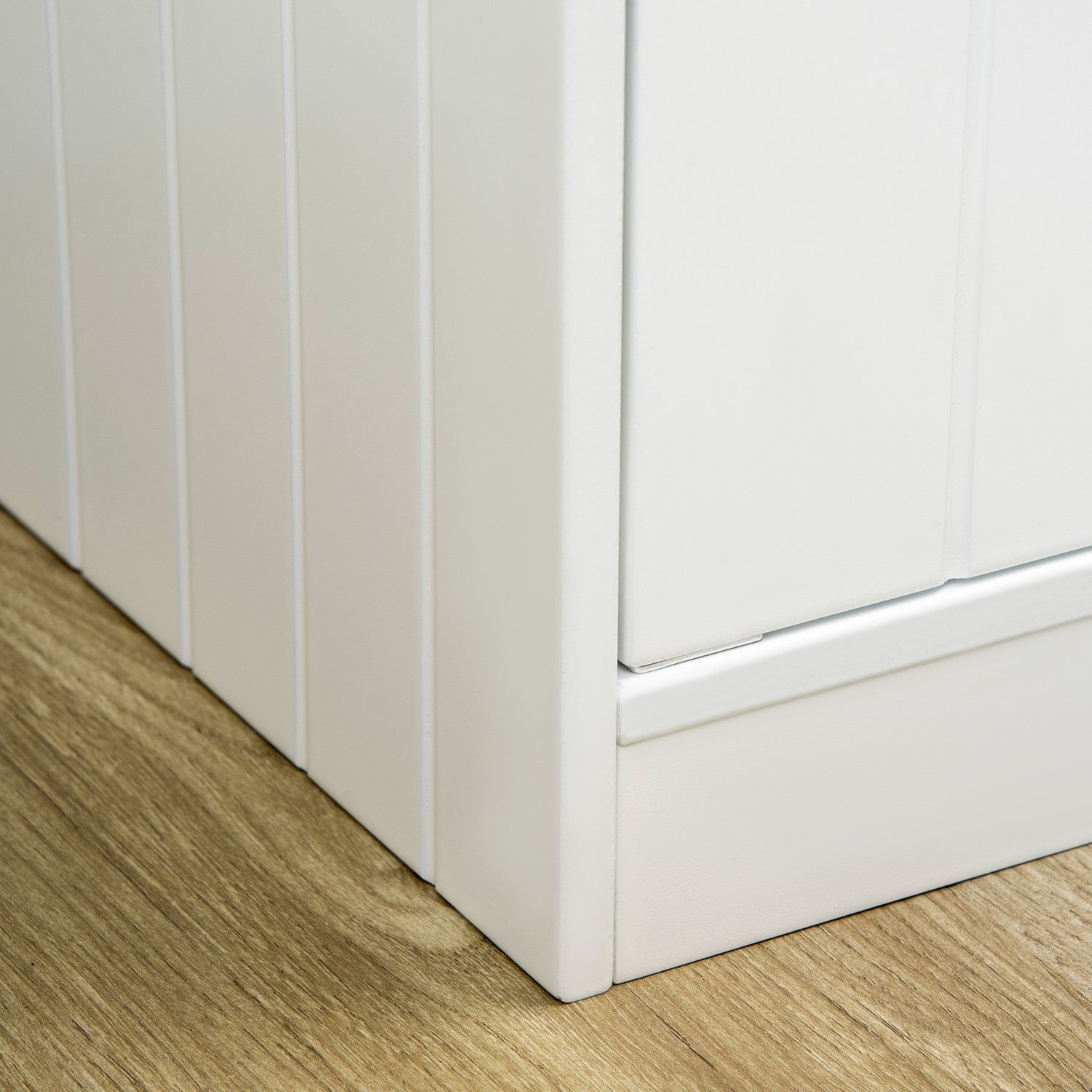 Förhöjt hundskålsställ med förvaring & 2 stålskålar