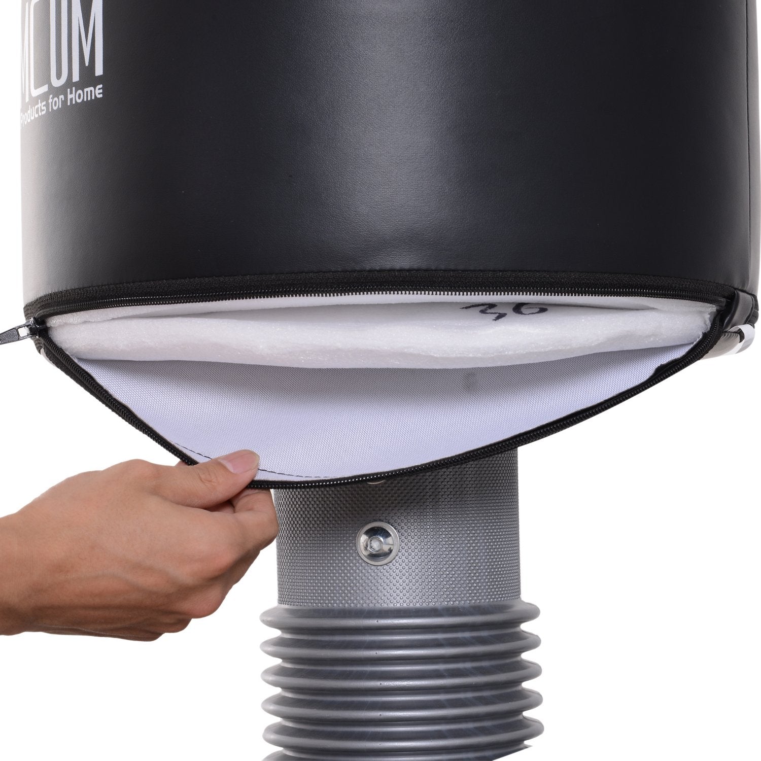 Fristående 176cm Heavy Duty boxningspåse med vinyldyna