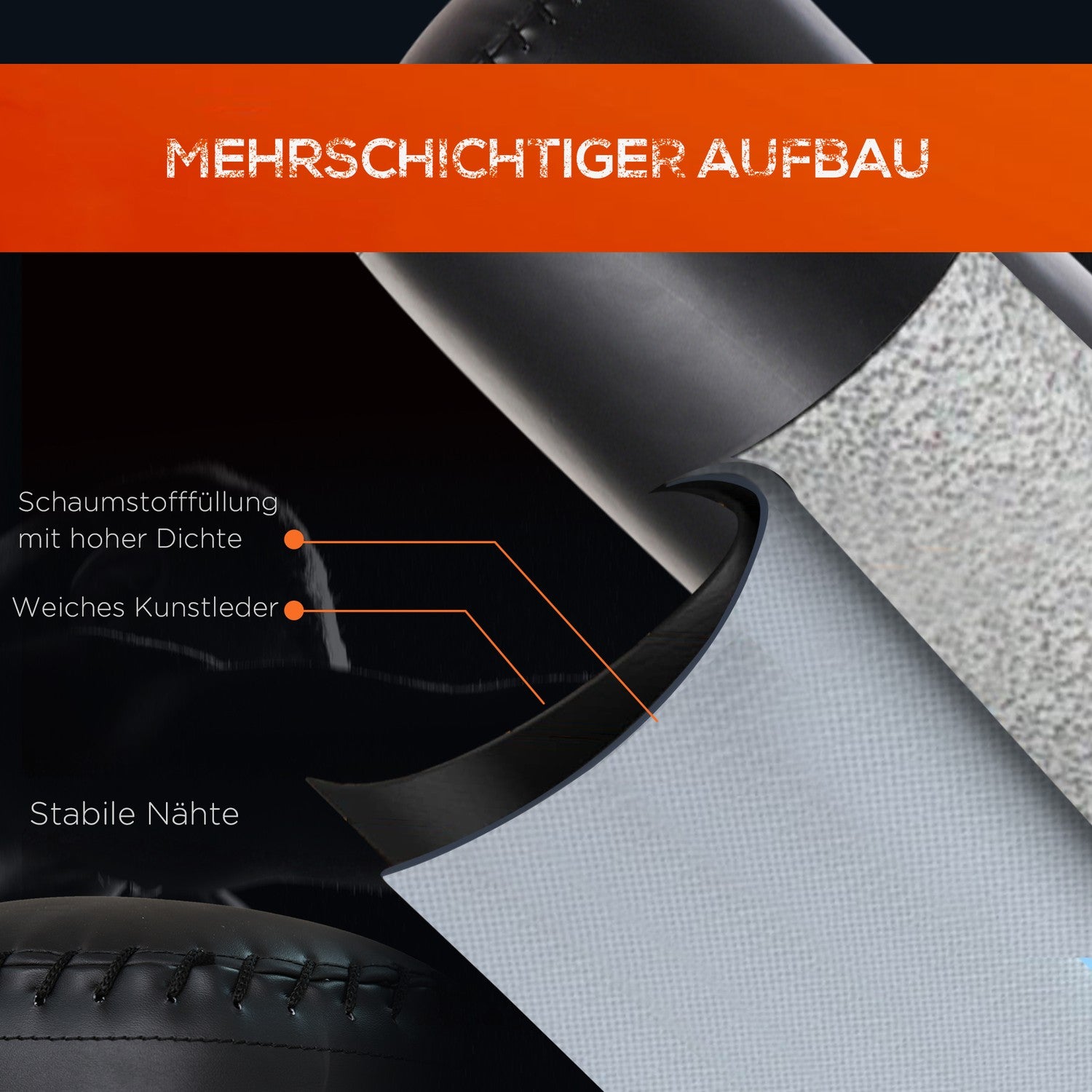 Fristående boxningssäck 170cm, Heavy Duty Med sugbas