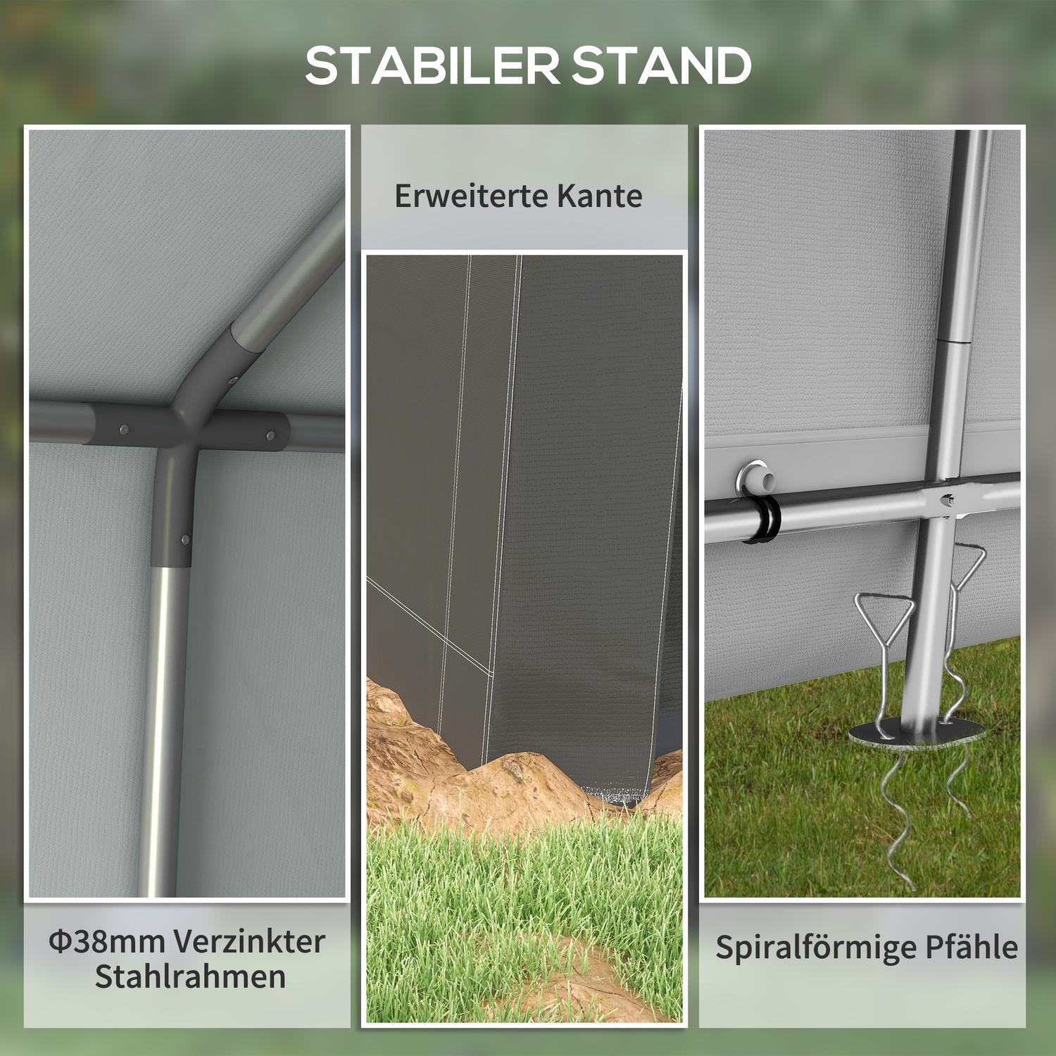 Förvaringstält för motorcykel och trädgårdsredskap – UV- och vattenavvisande