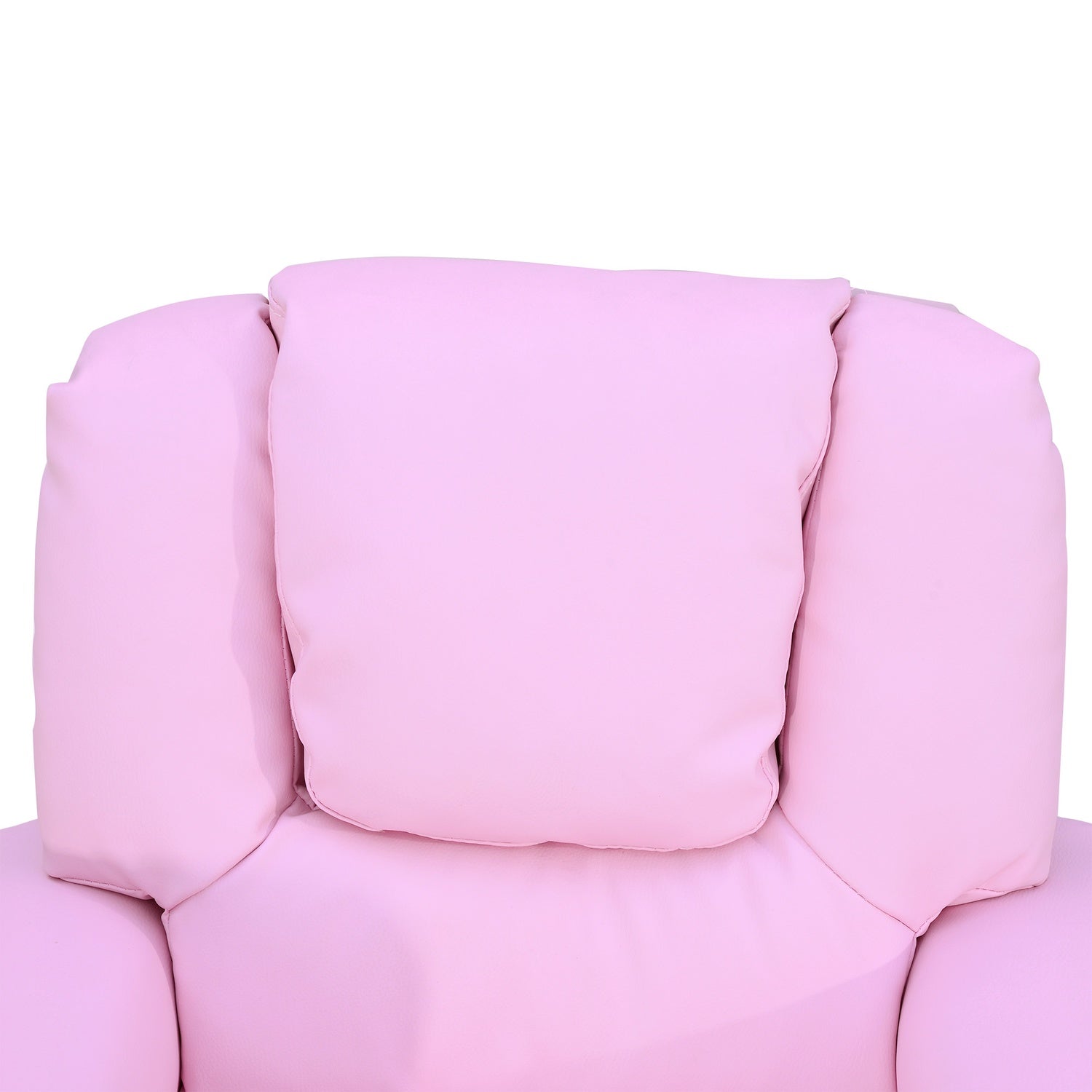 Fåtölj för barn med mugghållare, rosa fåtölj för åldrarna 3-6
