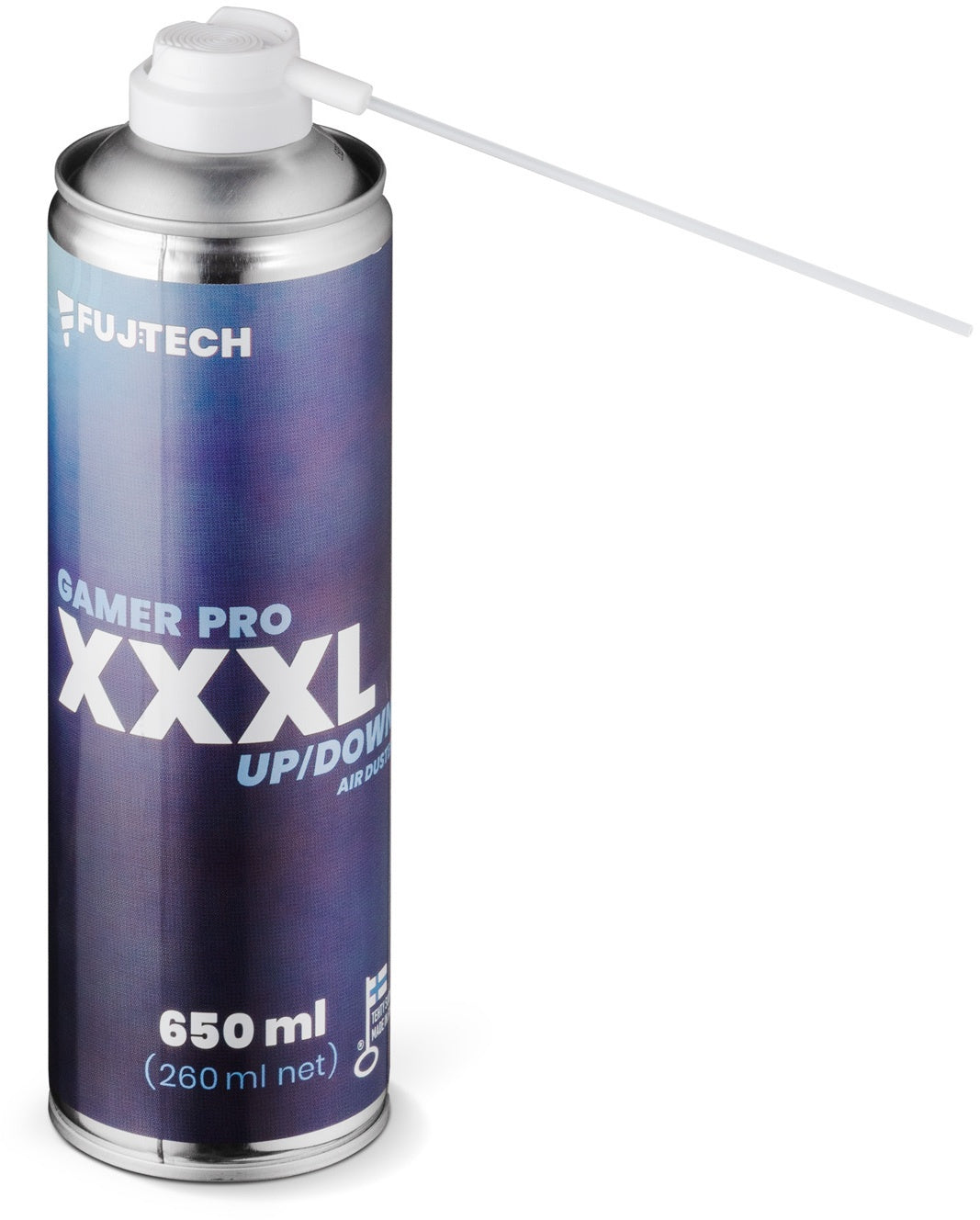 Fuj:tech Gamer Pro XXXL UP/Down - tryckluftburk, 650 ml / 260 ml