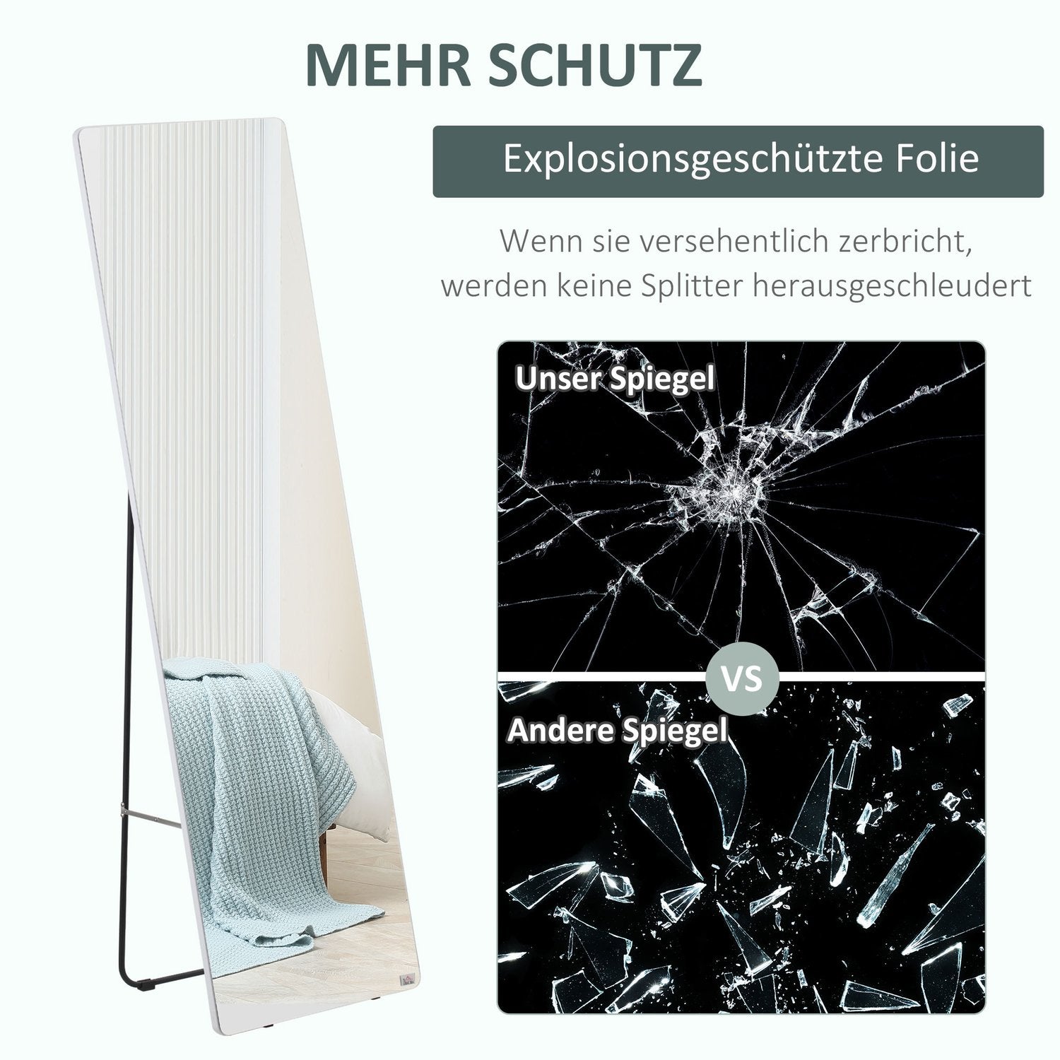 Full längd 45x160 cm Silver Dressing spegel för sovrum