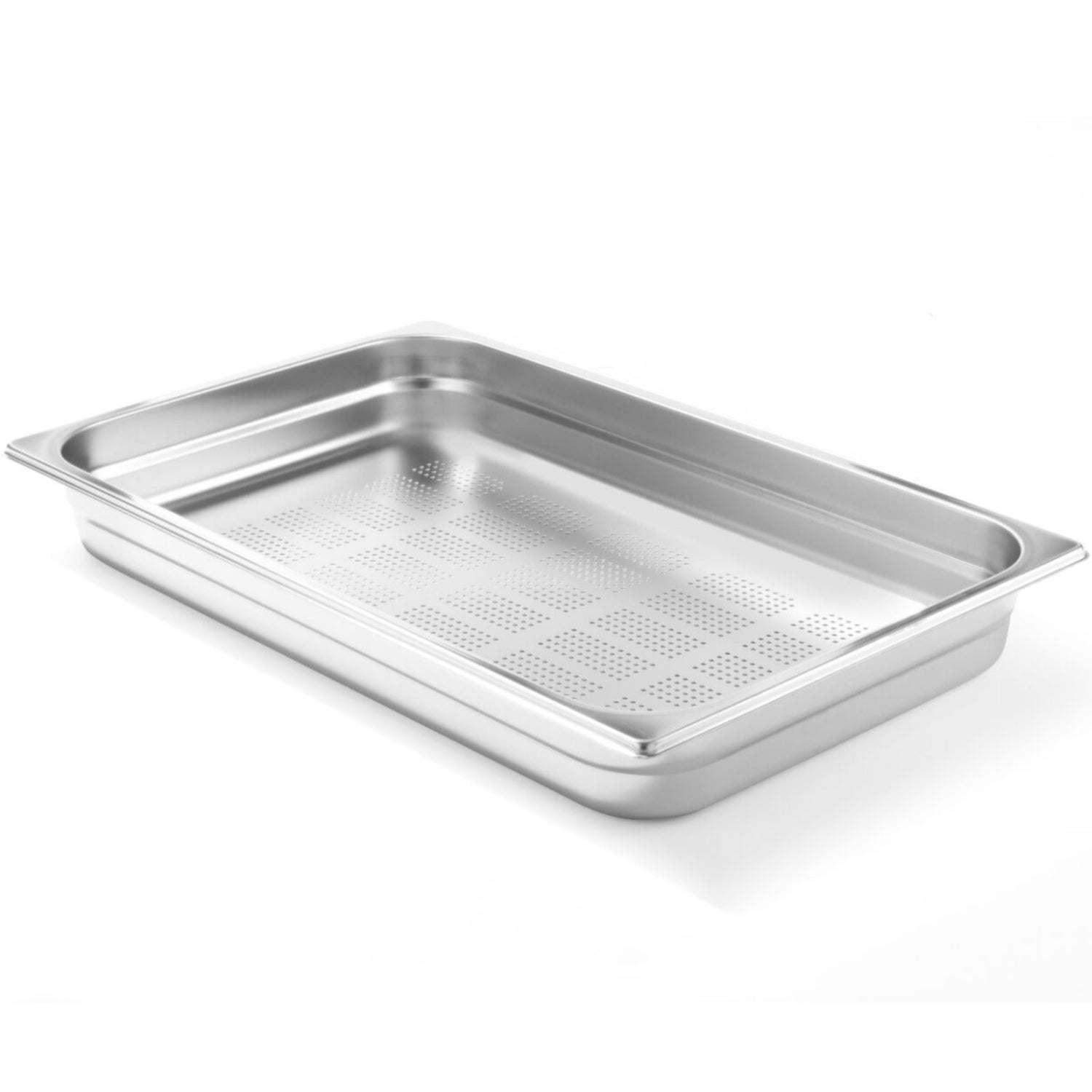 GN-behållare, perforerad botten, rostfritt stål GN1/3 325x176mm, höjd 65mm - Hendi 802533