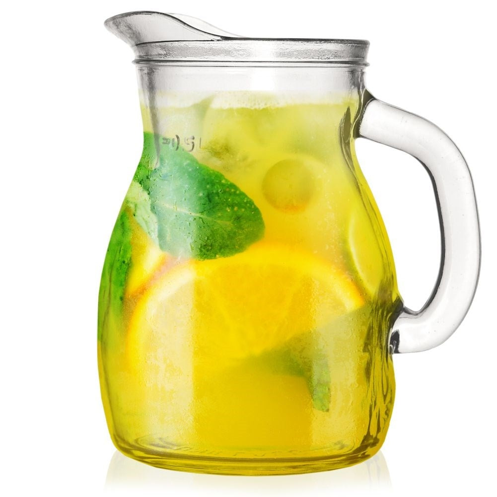 Glaskanna 500 ml med Pip och Mätgradering för Alla Drycker