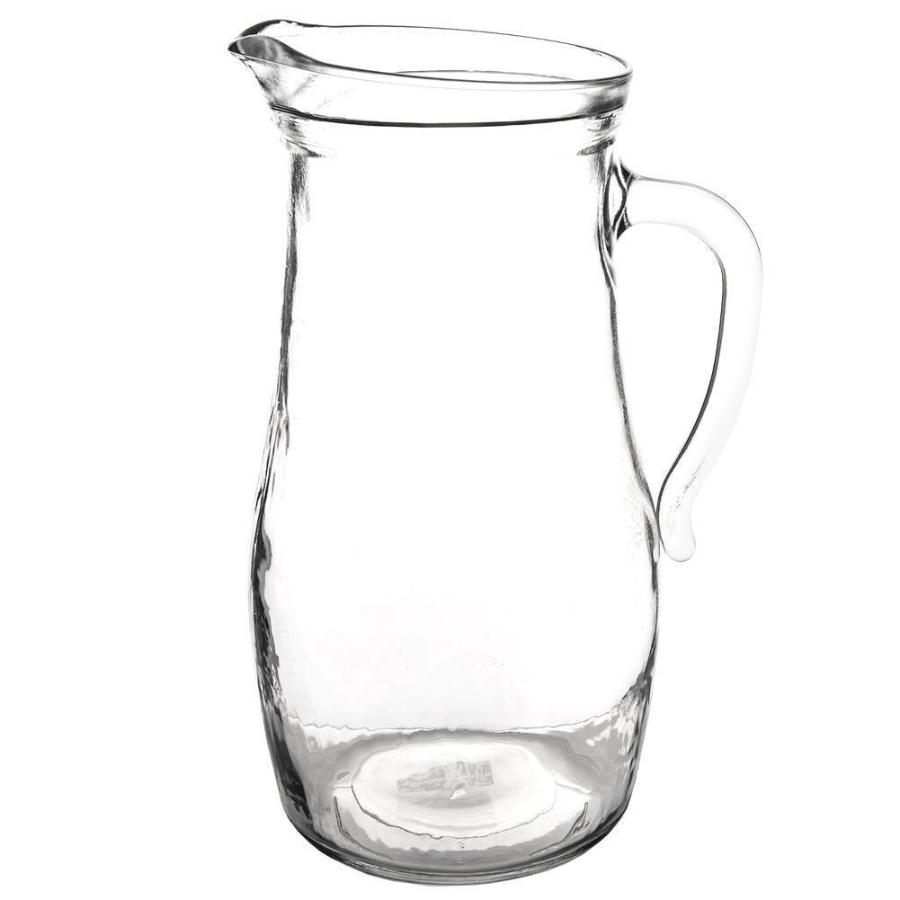 Glaskanna för drycker: Vatten, juice, lemonad, iste