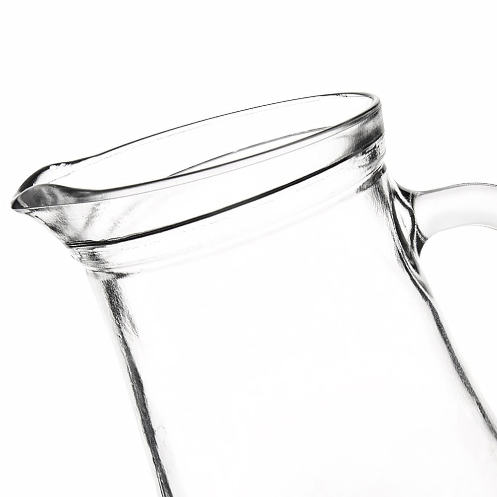 Glaskanna för drycker: Vatten, juice, lemonad, iste