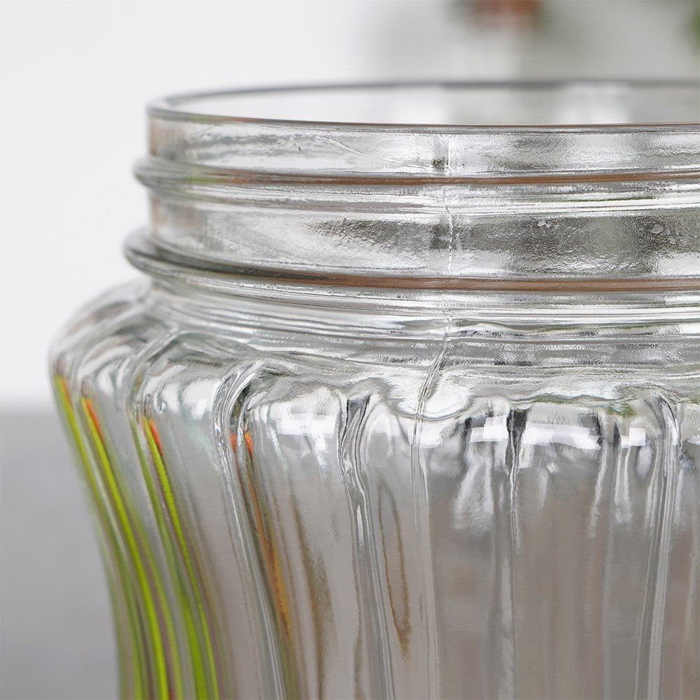 Glas- och plastbehållare för torra livsmedel, enkel köksordning