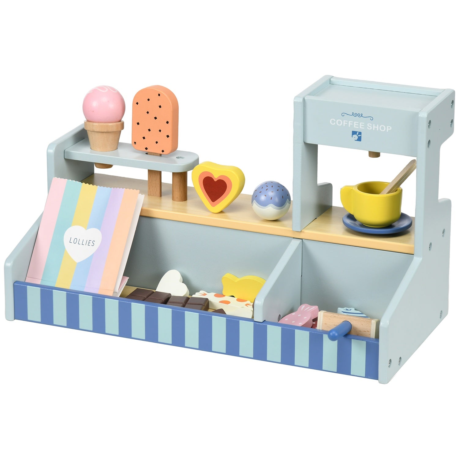 Glassbutik för barn, Ljusblå, 2-5 år