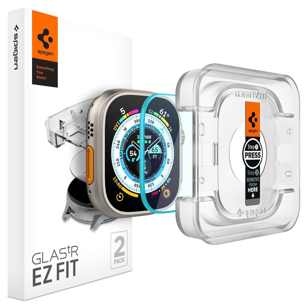 GlastR EZ Fit härdat glas för Apple Watch Ultra 49mm SET med 2 st.