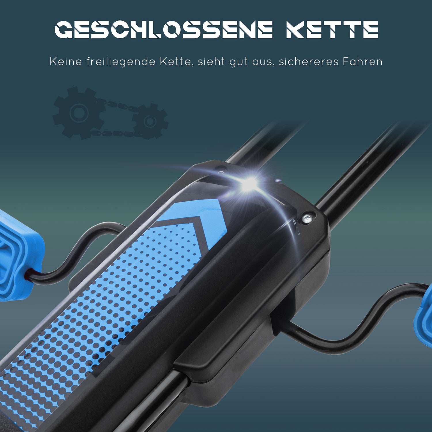 Gokart för barn med justerbar sits, gummidäck och broms