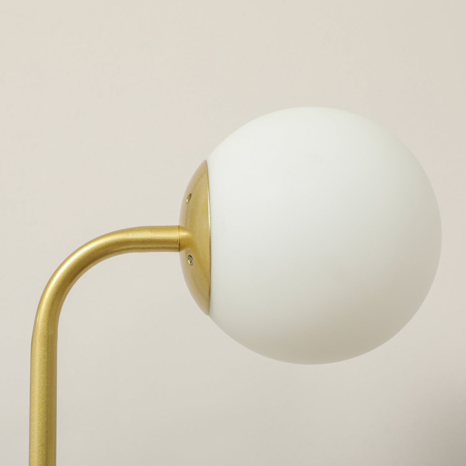 Golvlampa med roterande skärmar – 120W, guld, 1,65m