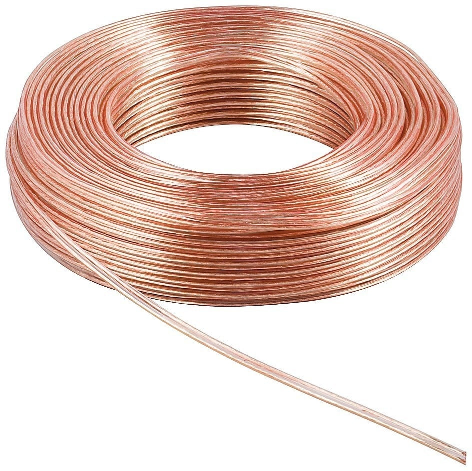 Goobay högtalarkabel, 2x1,5mm, 10m, transparent