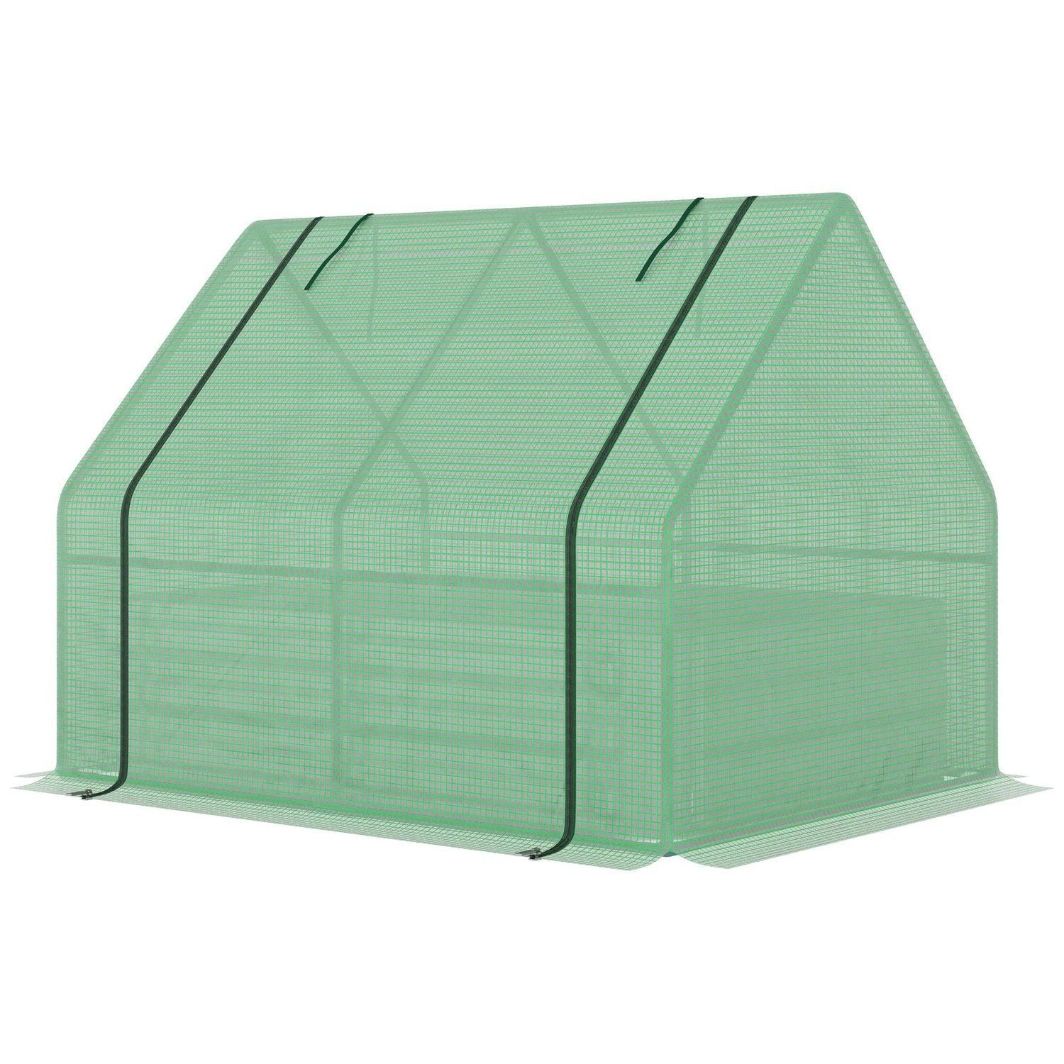 Greenhouse Cold Ram, Roll-Up-dörr, Grön, 127x95x92 cm