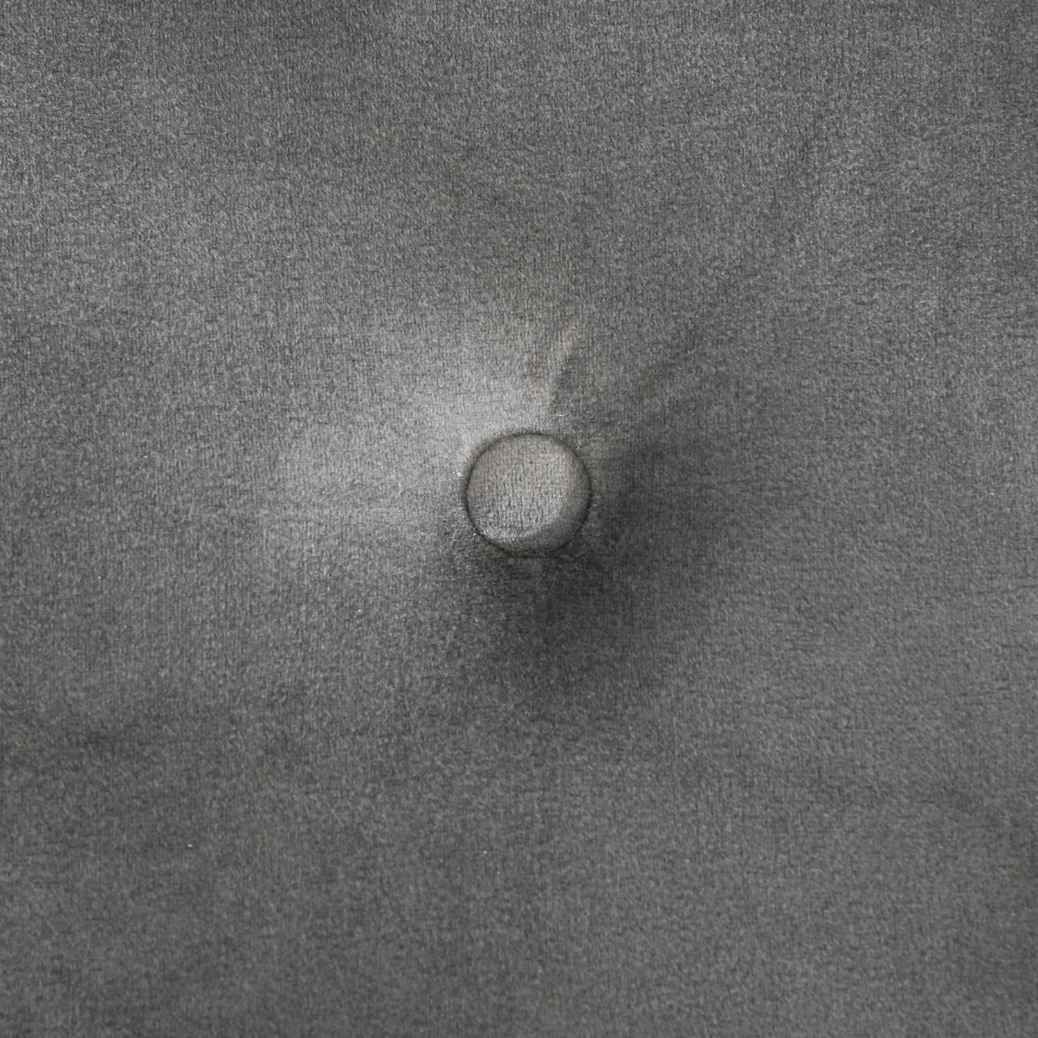 Grå sammet 2-sits bäddsoffa med justerbart ryggstöd