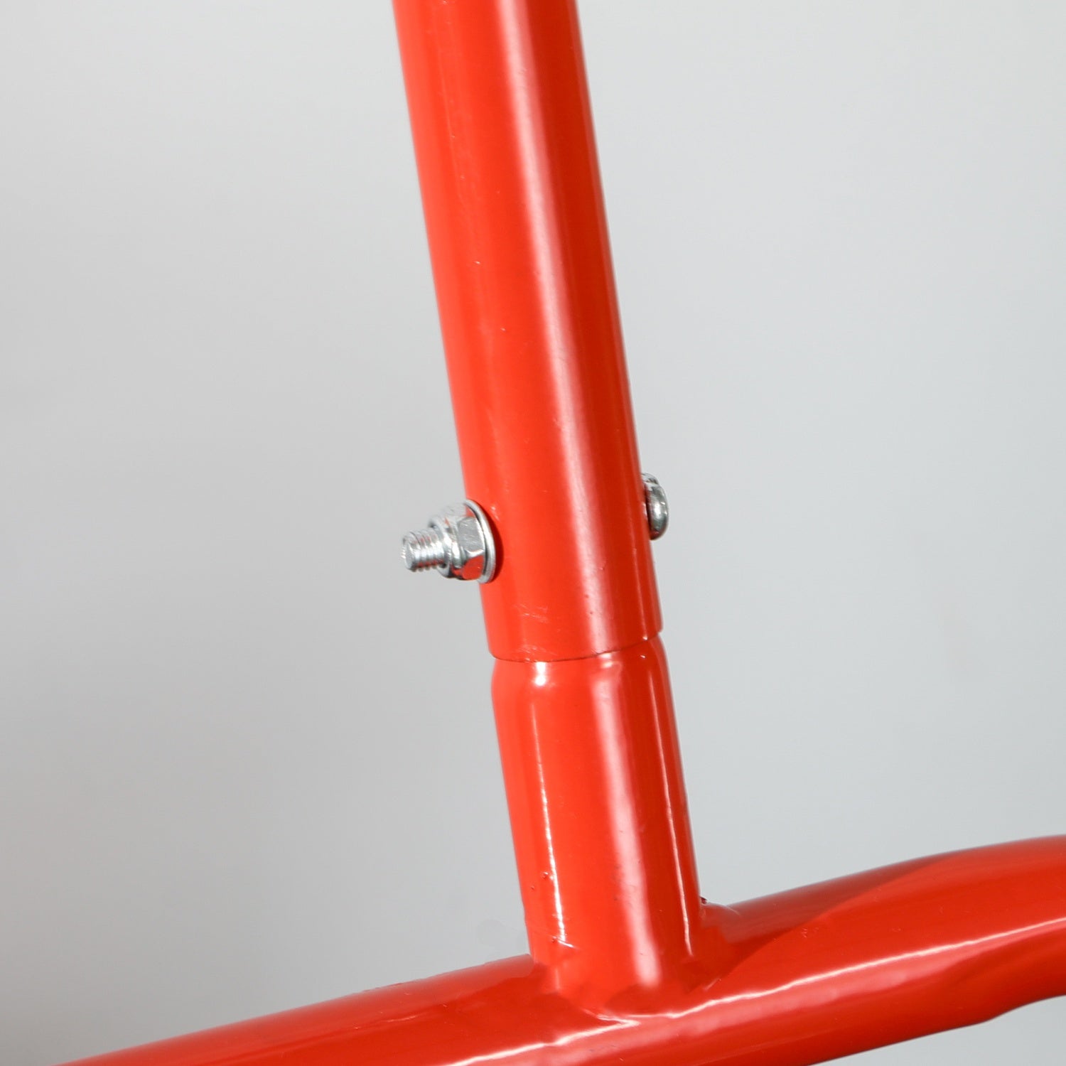 Gräsrulle 50cm, Stål, Fyll med vatten eller sand, Röd