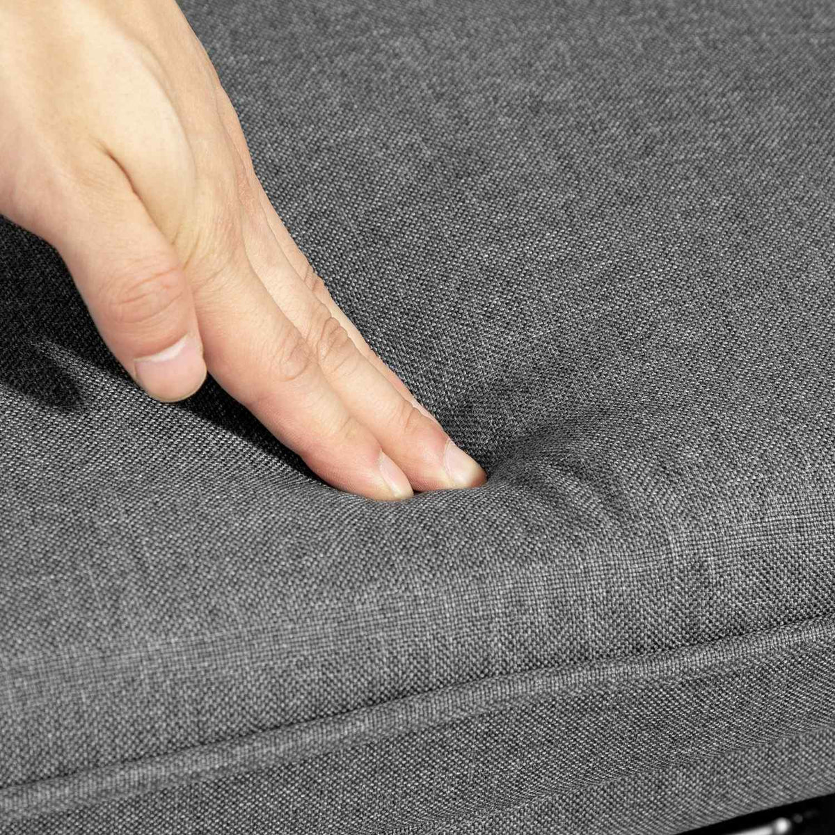 Gyngestol med krakk – linlook, 130 kg kapasitet