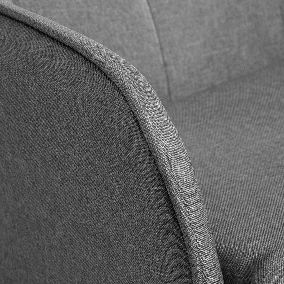 Gyngestol med krakk – linlook, 130 kg kapasitet