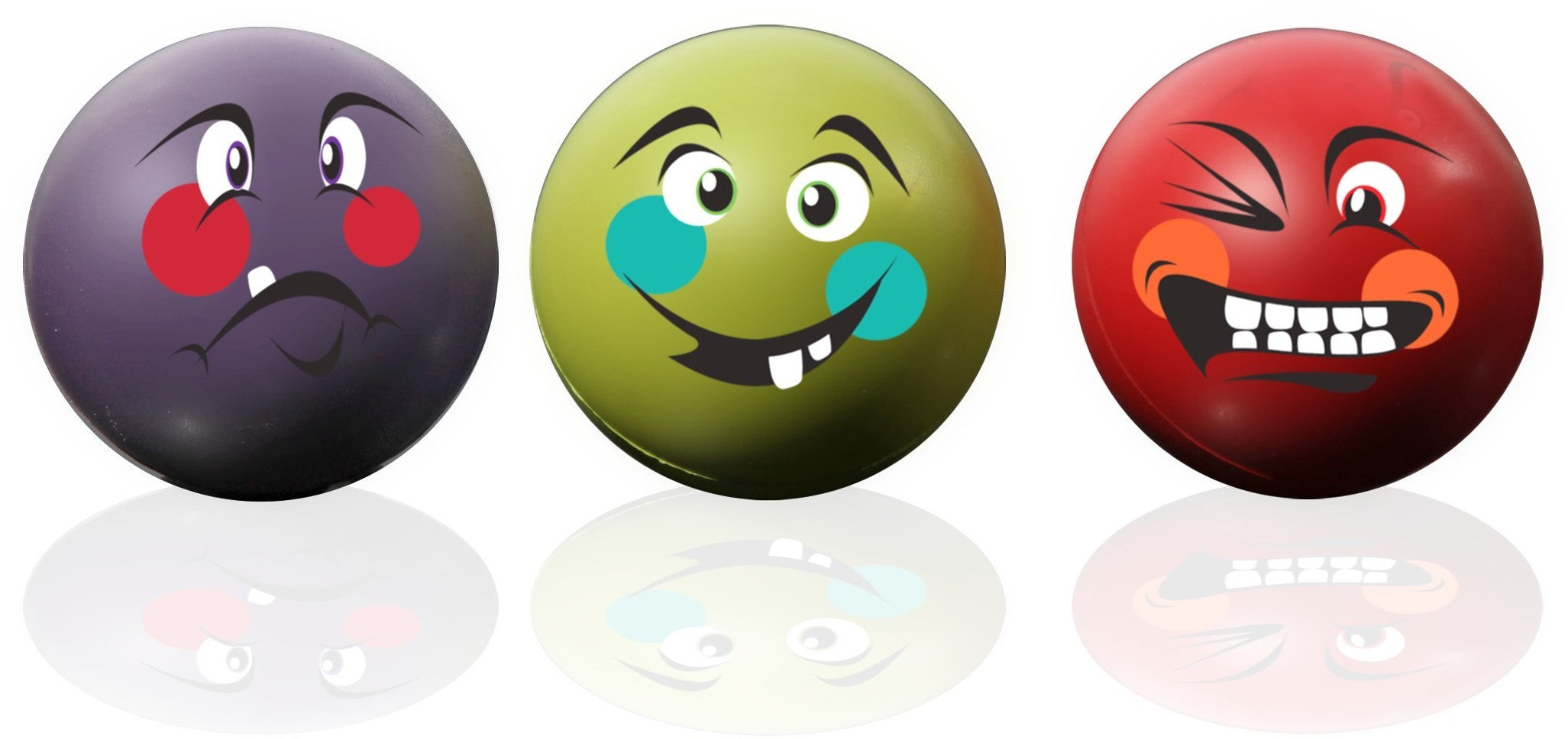 Gymstick Anti-Stress Ball - stressbollar, 3 st