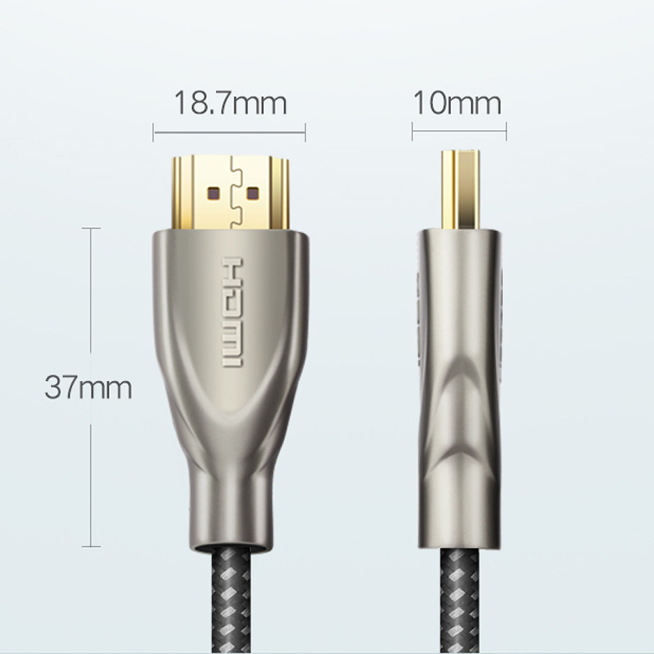HDMI 2.0 4K UHD-kabel, 2m, svart
