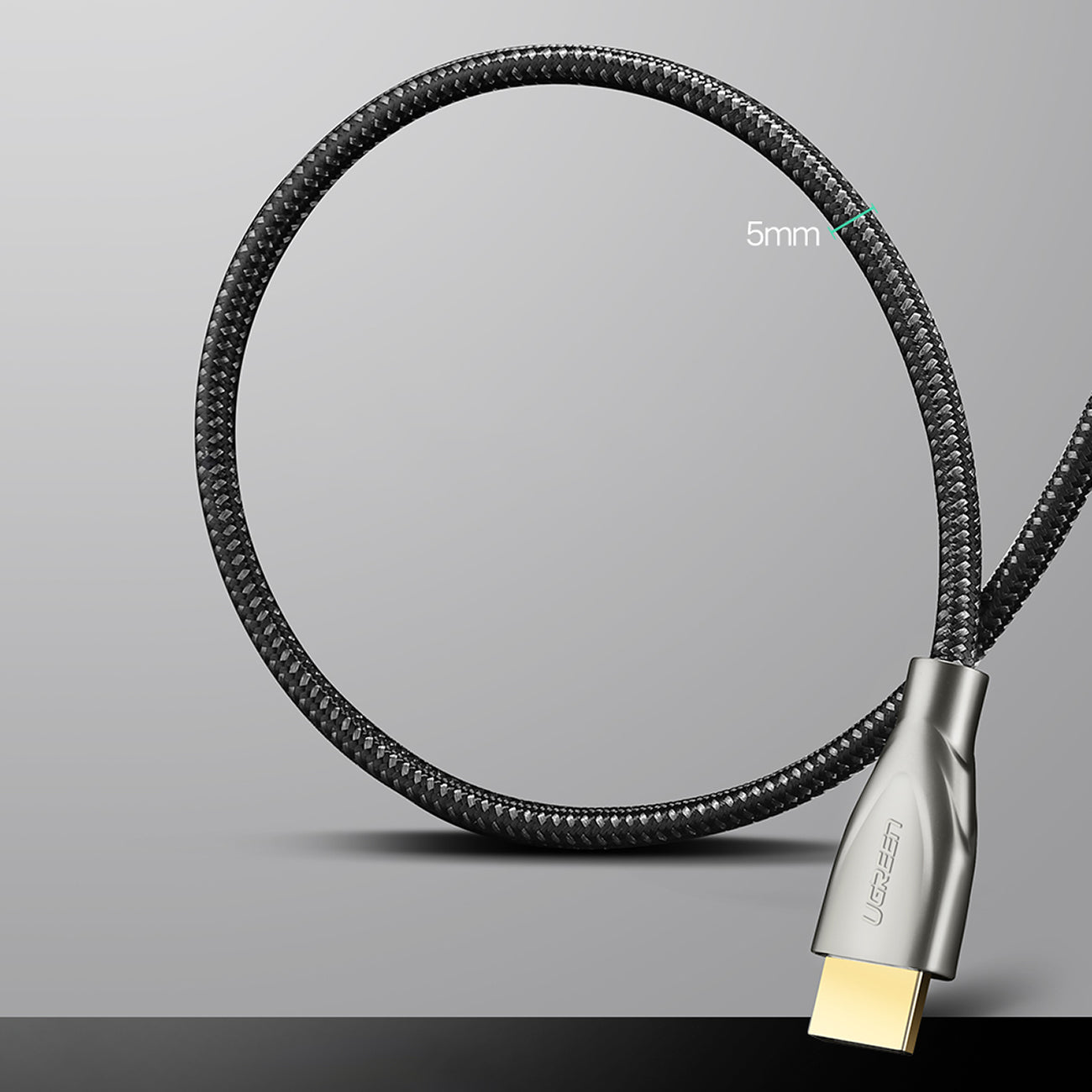 HDMI 2.0 4K UHD-kabel, 2m, svart
