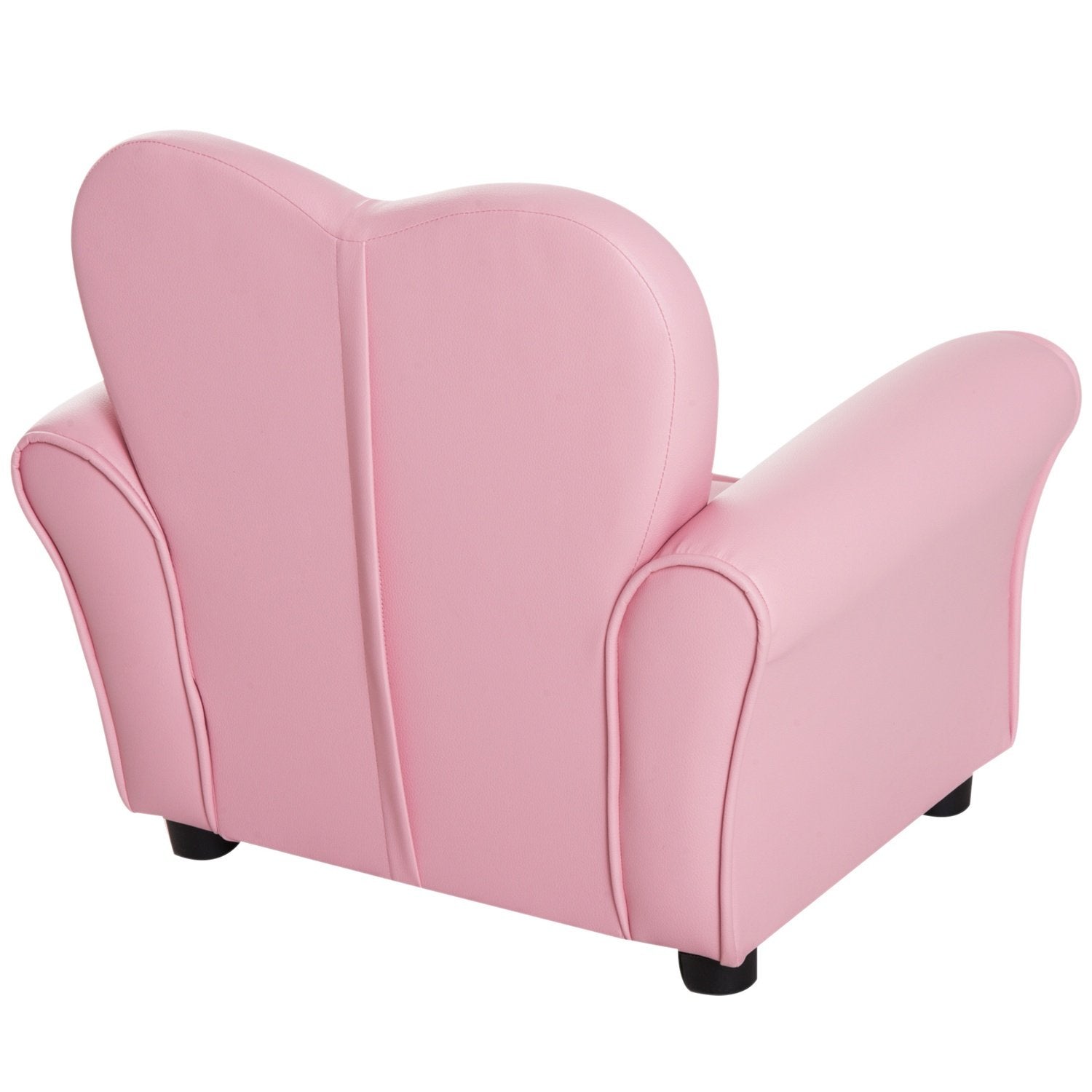 Barnesofa Prinsesse hjerteformet barnestol i rosa, koselig barnesofa, L59Xb41.5Xh49Cm