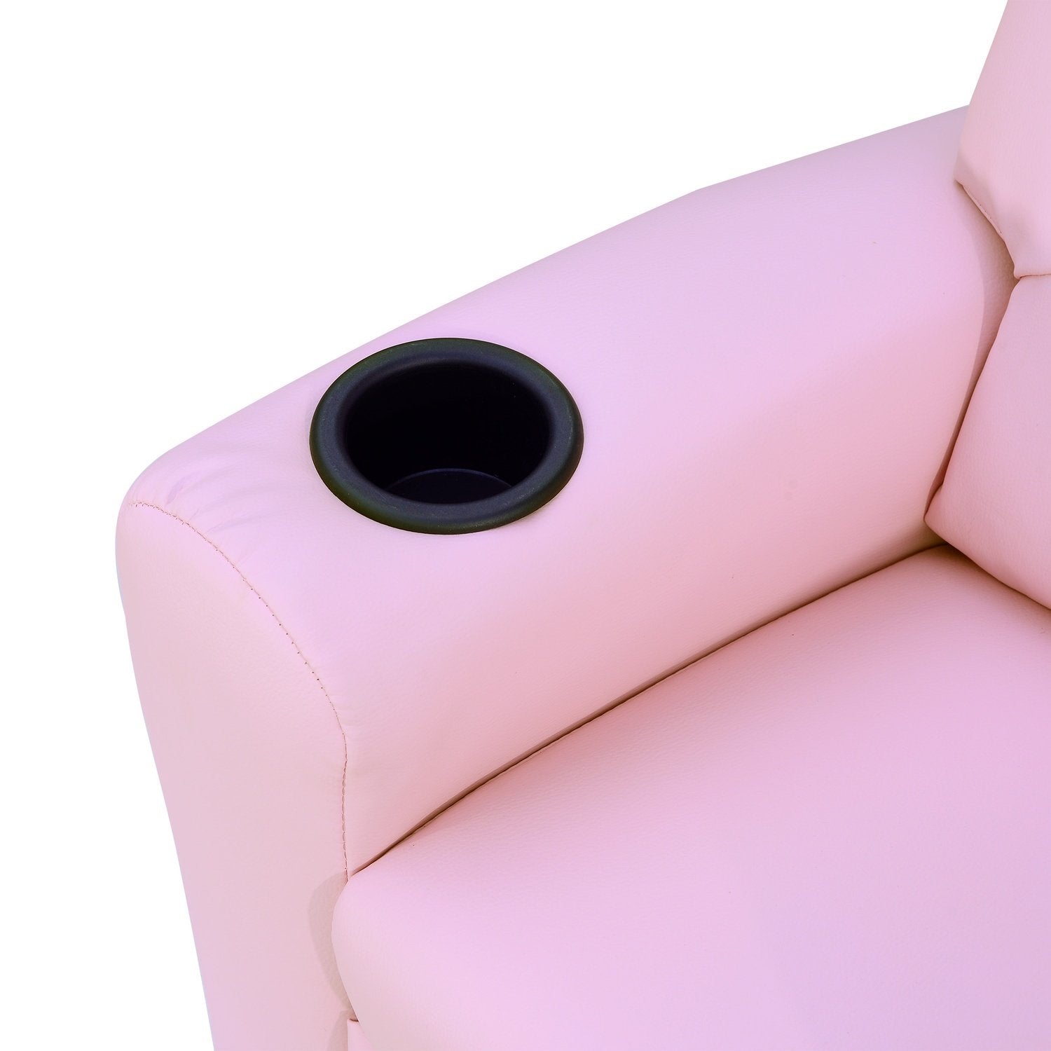 Barnesofa Liggefunksjon Barnestol 3-6 år Rosa koppholder 62X56X69Cm