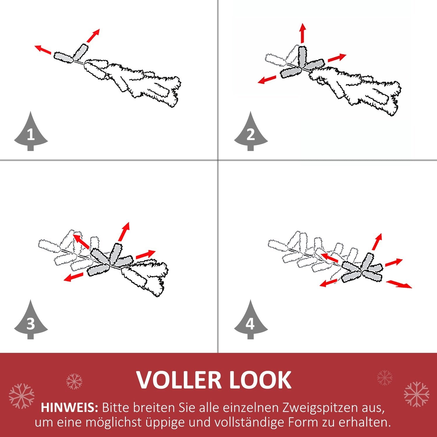 Juletre Juletre 1000 Grener Gran Pvc Grønn ∅102 X H180 Cm