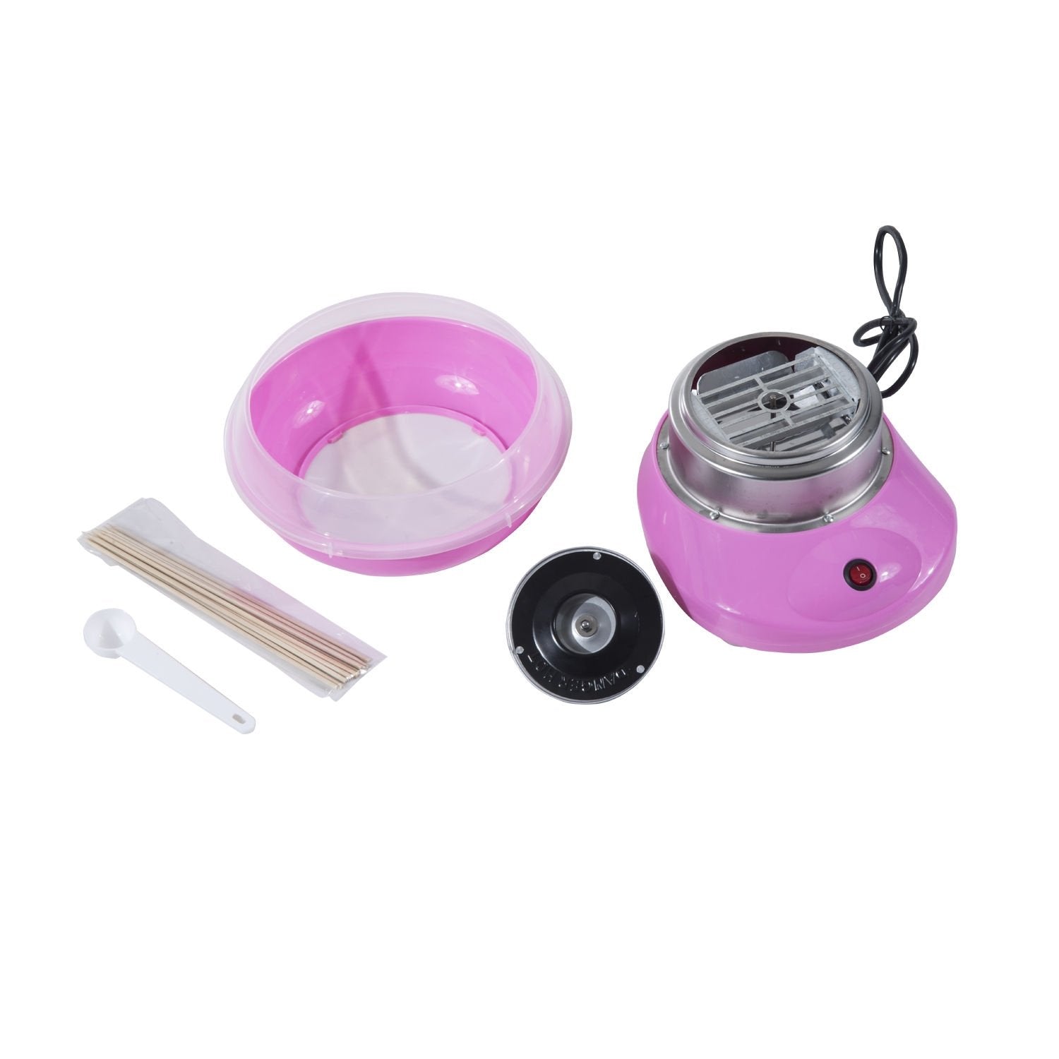 Spinnspinnmaskin Candy Floss Machine Candy Floss Machine (modell 1/rosa)