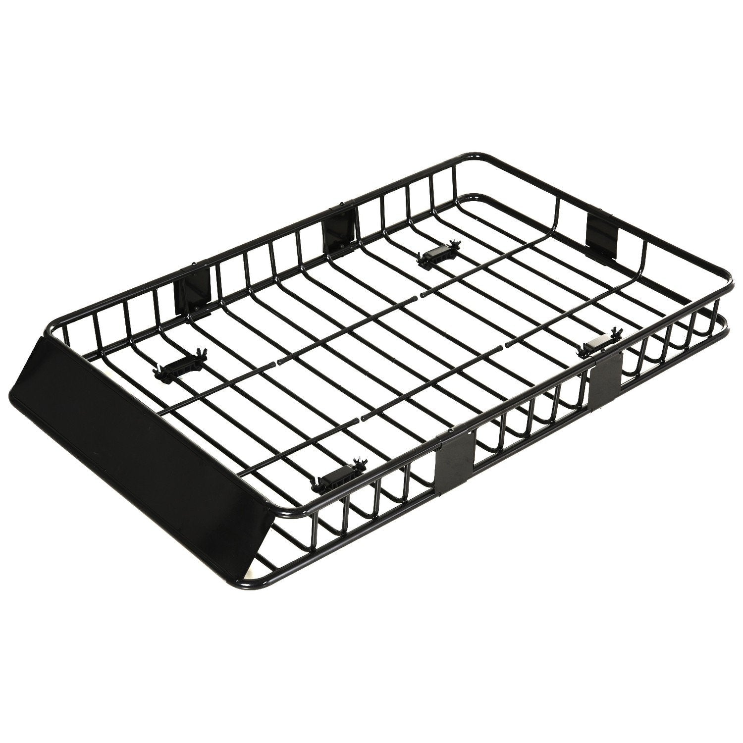 Takstativ Bil Justerbar Lengde, Universal Takstativ, Bagasjekurv Metall, Svart, 162X99X16Cm