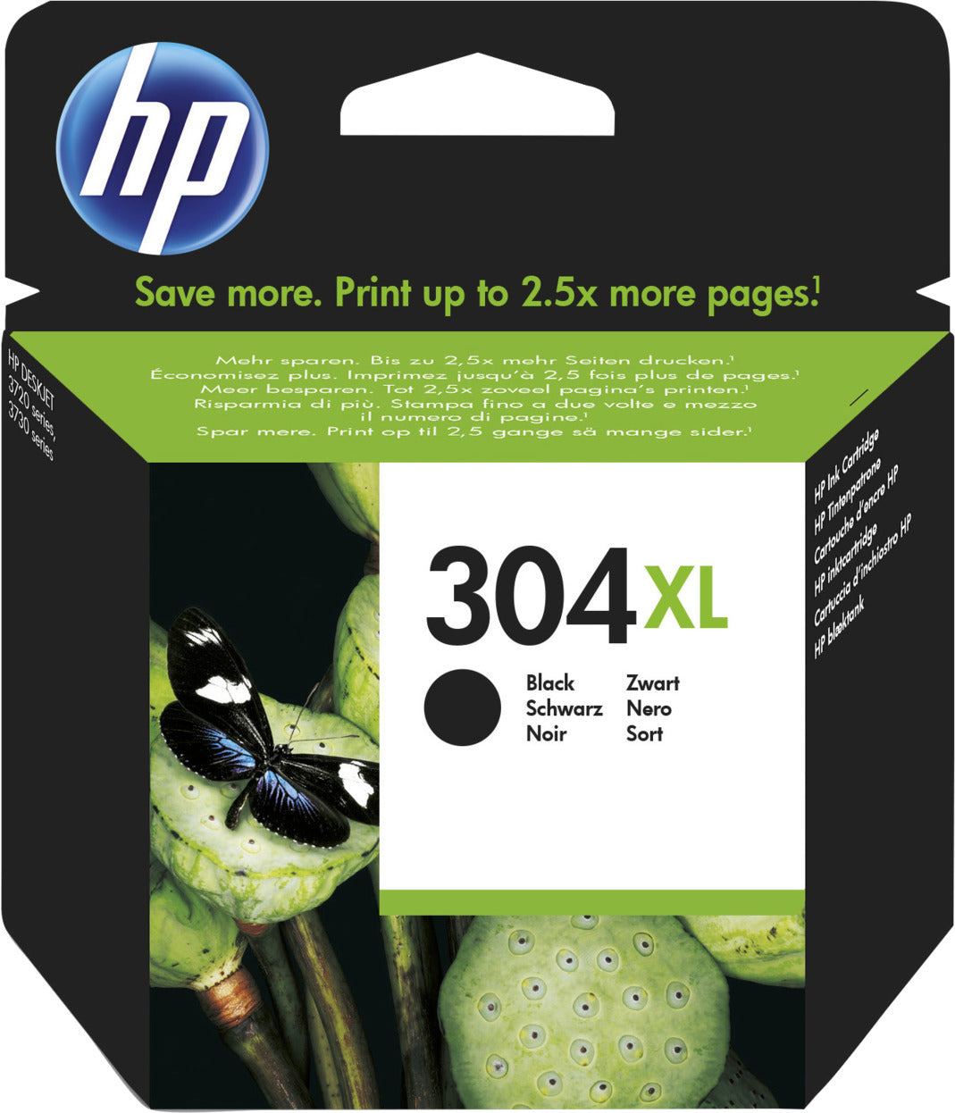 HP 304XL - bläckpatron, svart