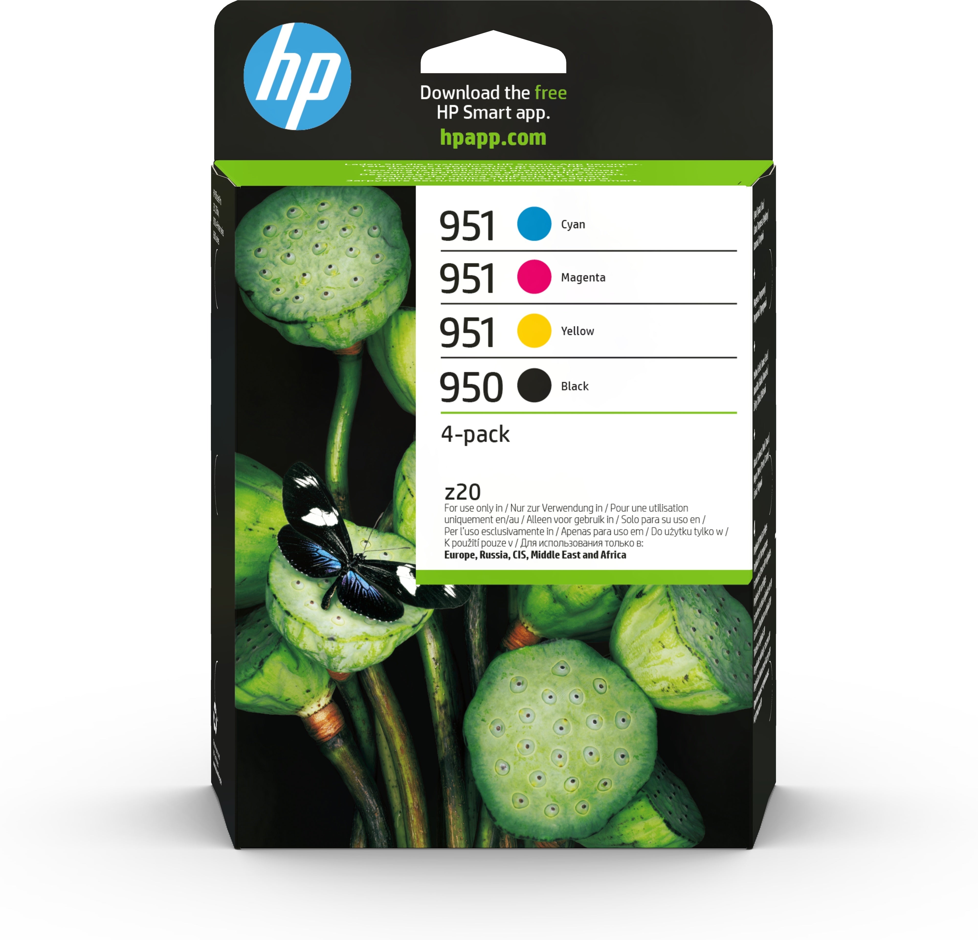 HP 950/951 - bläckpatronpaket, 4 färger