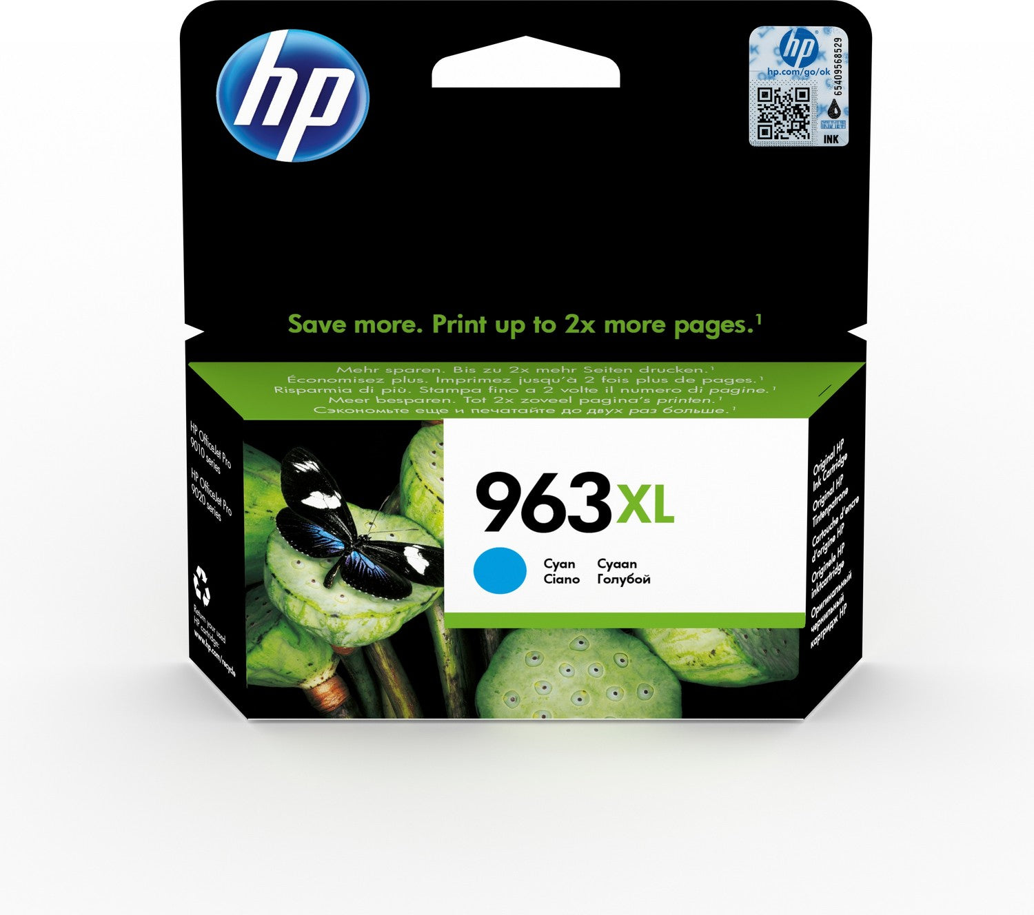 HP 963XL - bläckpatron, cyan