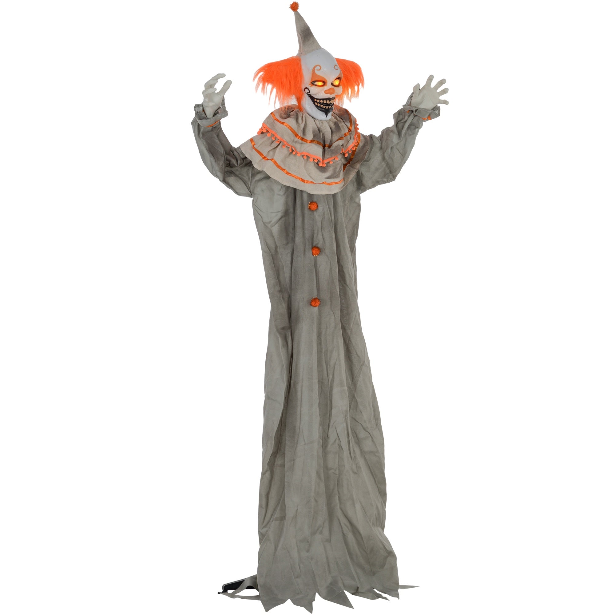 Halloween clowndekoration, beröringsaktiverad, lysande ögon