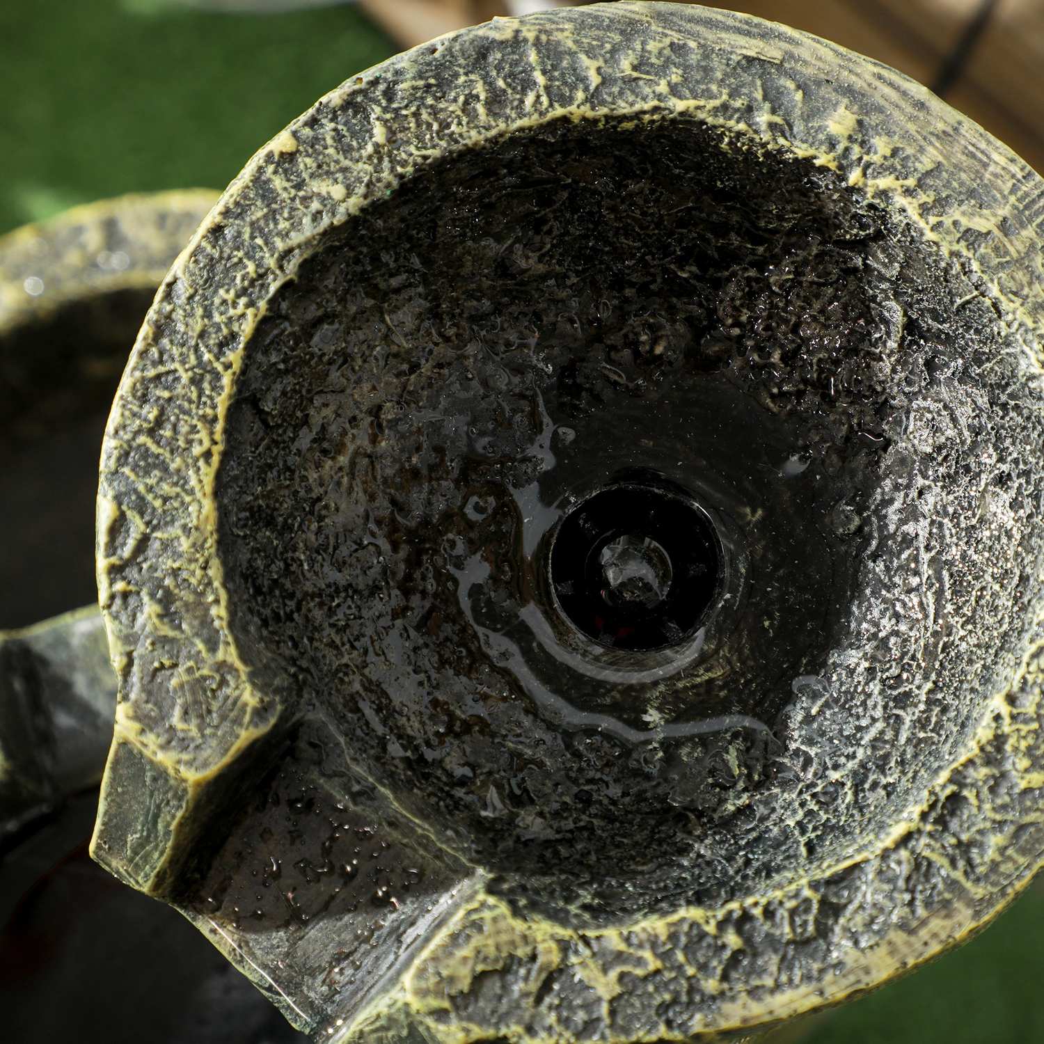 Hartsträdgårdsfontän – justerbar 4-stegs vattenfallsfunktion