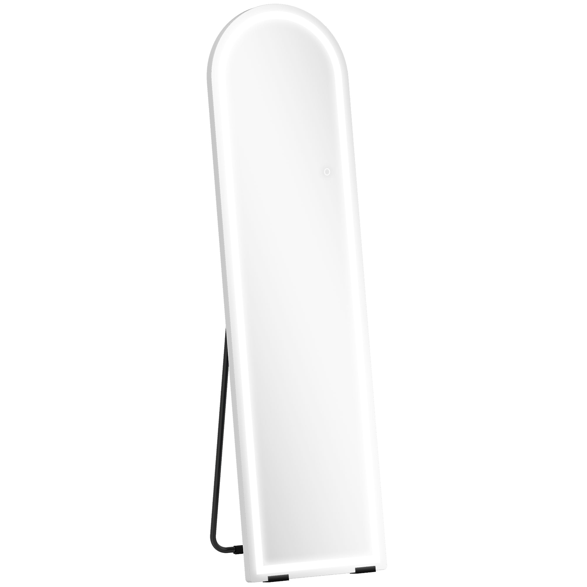 Helkroppsspegel med LED-lampor, 150x40 cm, dimbar